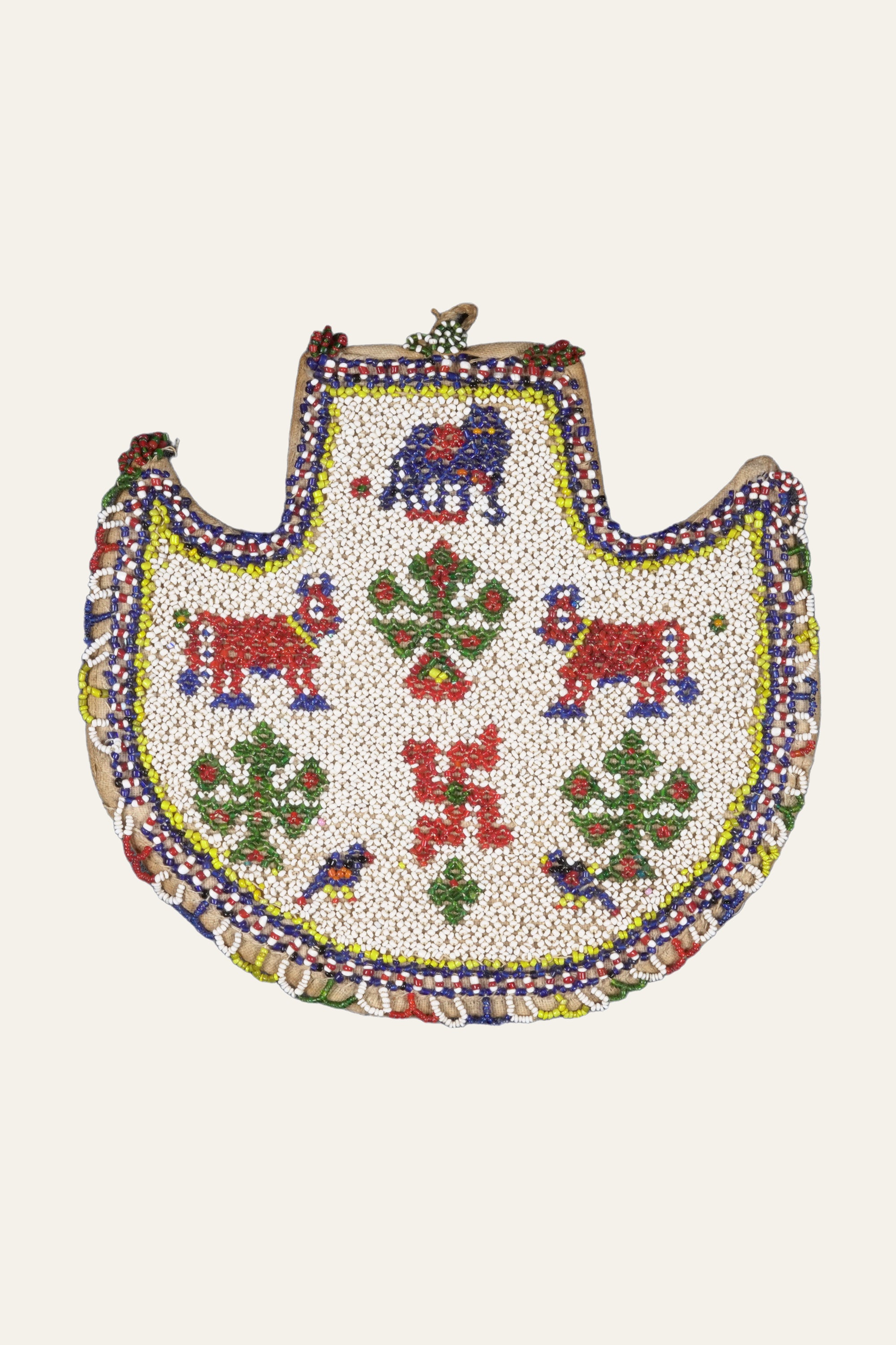 Moti Bharat Beaded Textile Wall Hanging