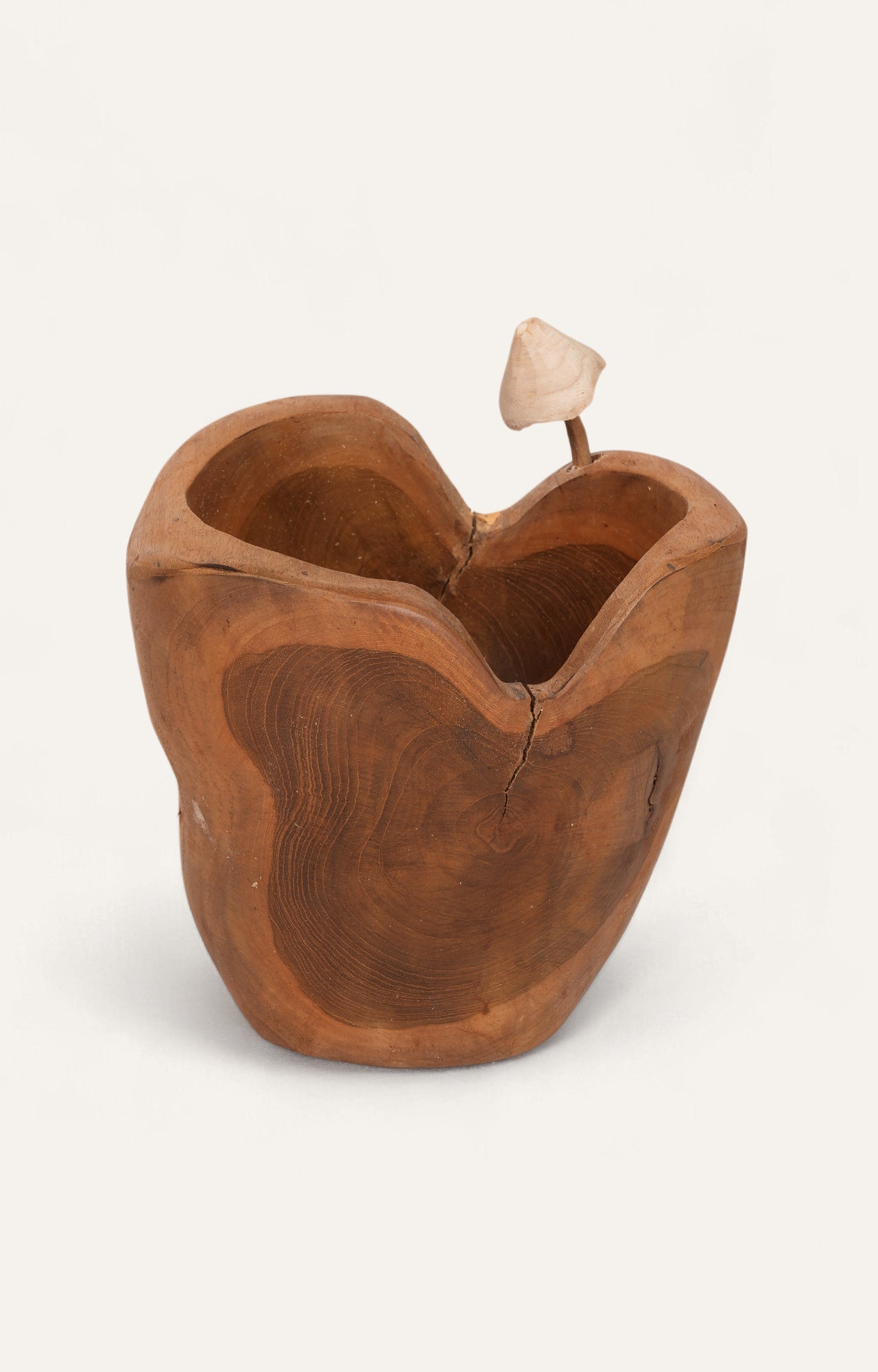 Organic Wooden Sculpture Bowl