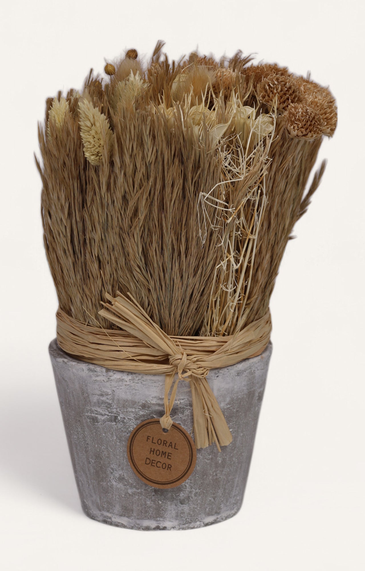 Fusi Dried Flower Cement Pot