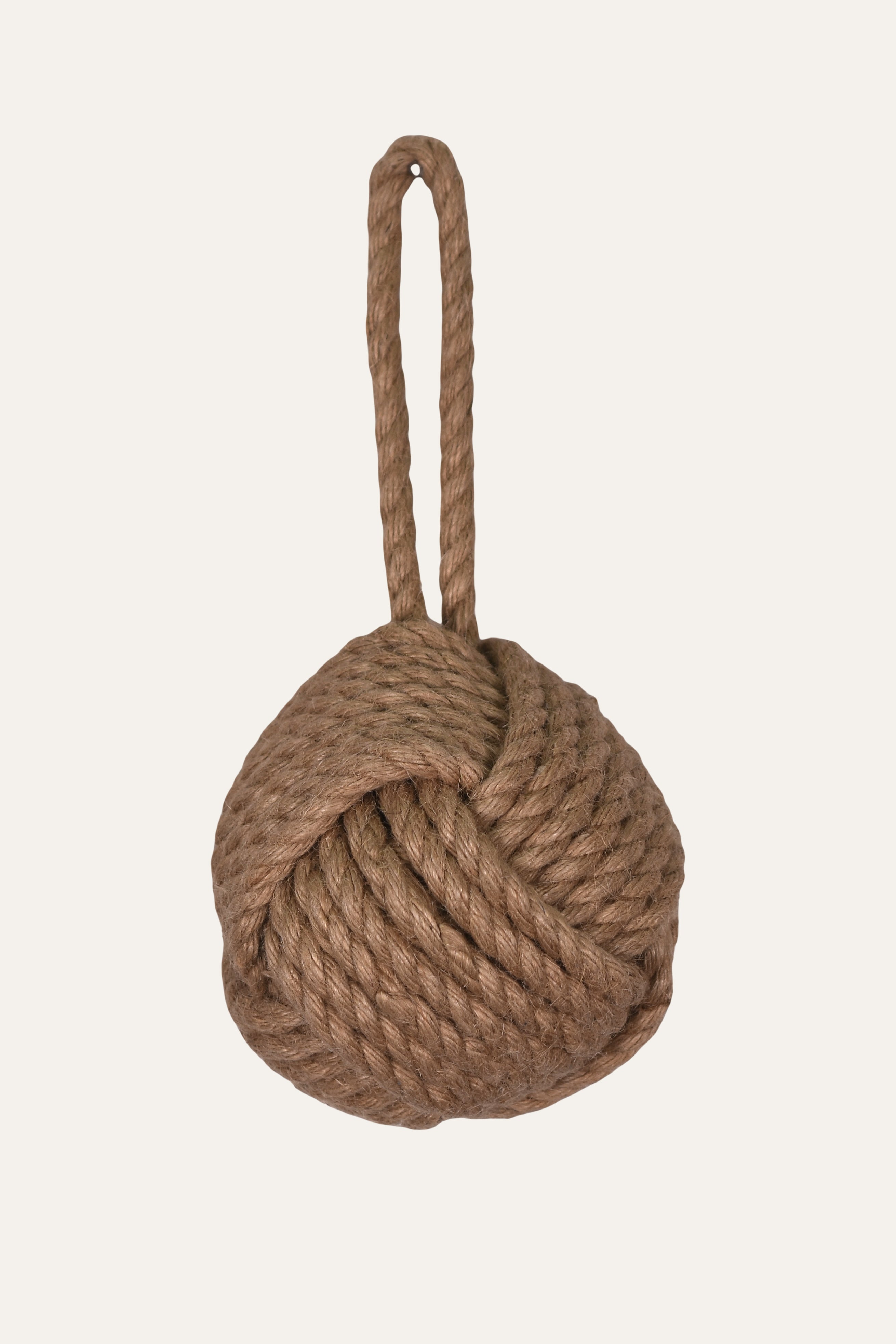 Natural Jute Rope Knot Hanging Décor