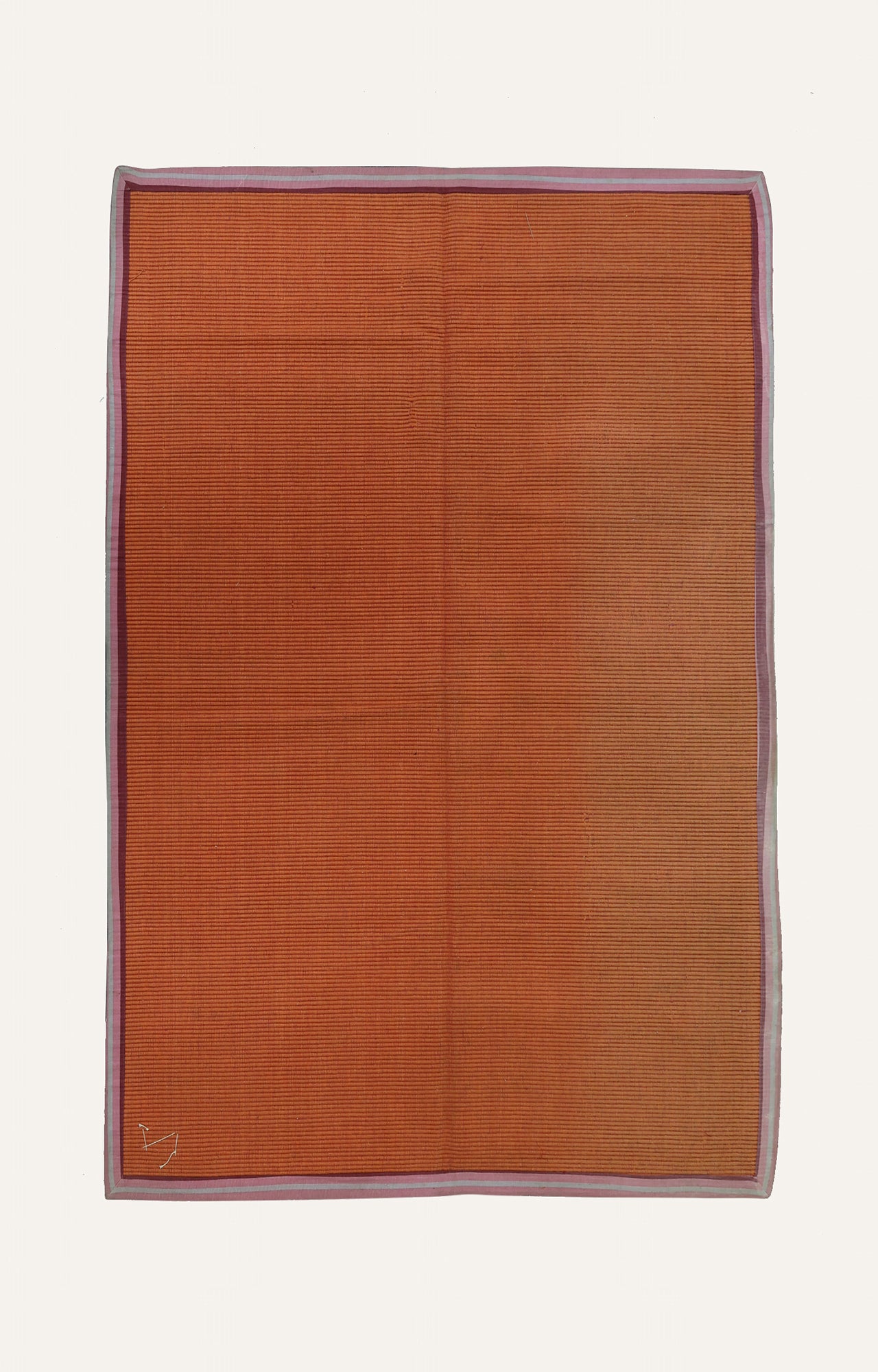 Saffron Handwoven Cotton Rug