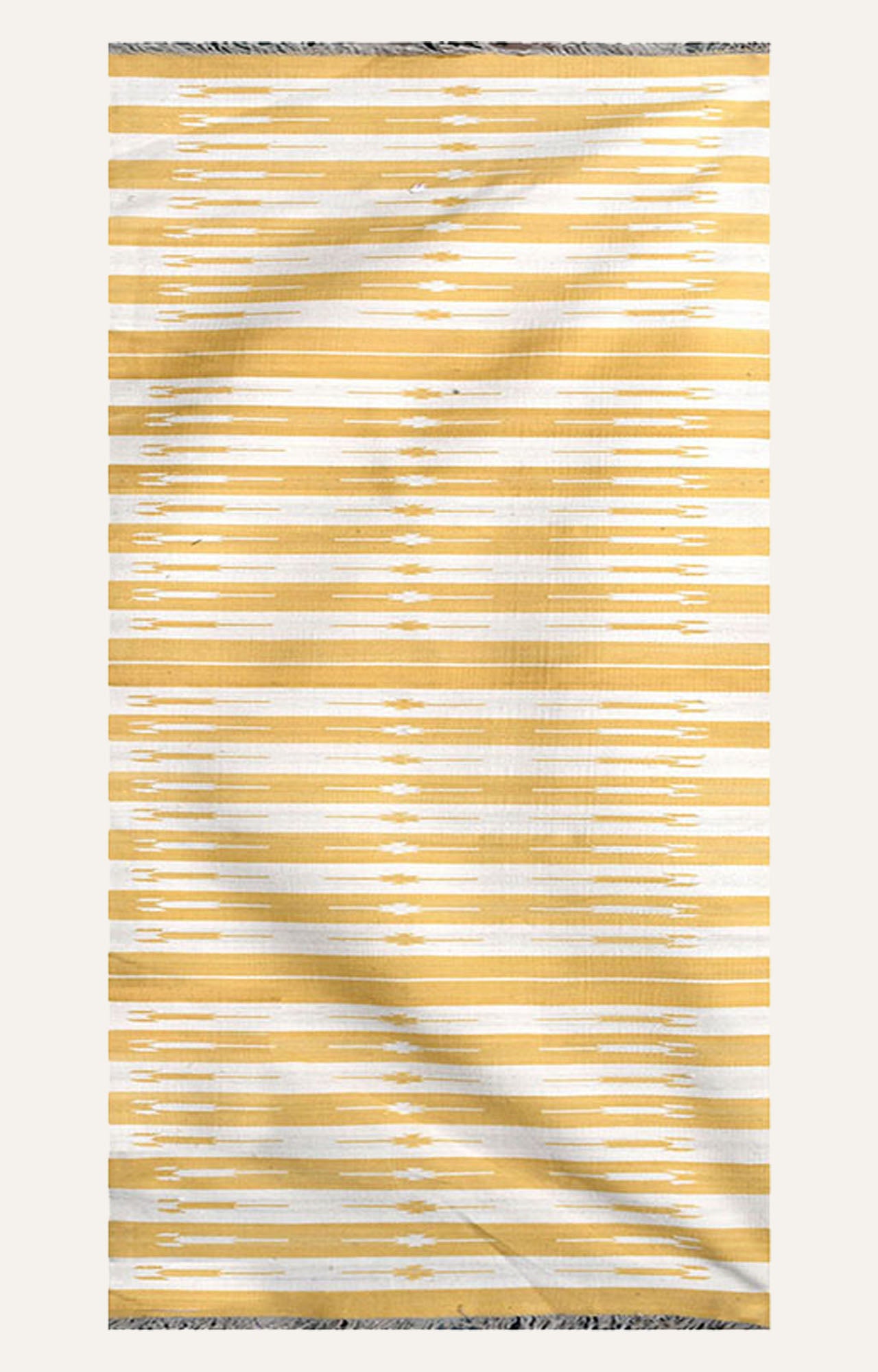 Luminous Stripes Cotton Runner