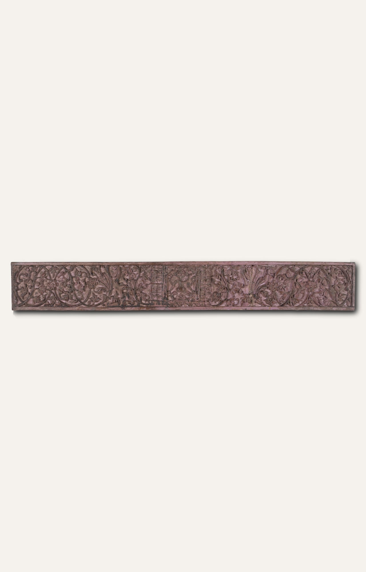 Rosewood Floral Panel with Centre Medallion