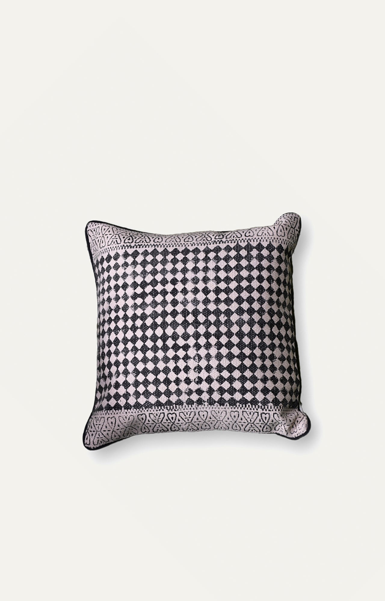 Diamond Cotton Cushion Cover