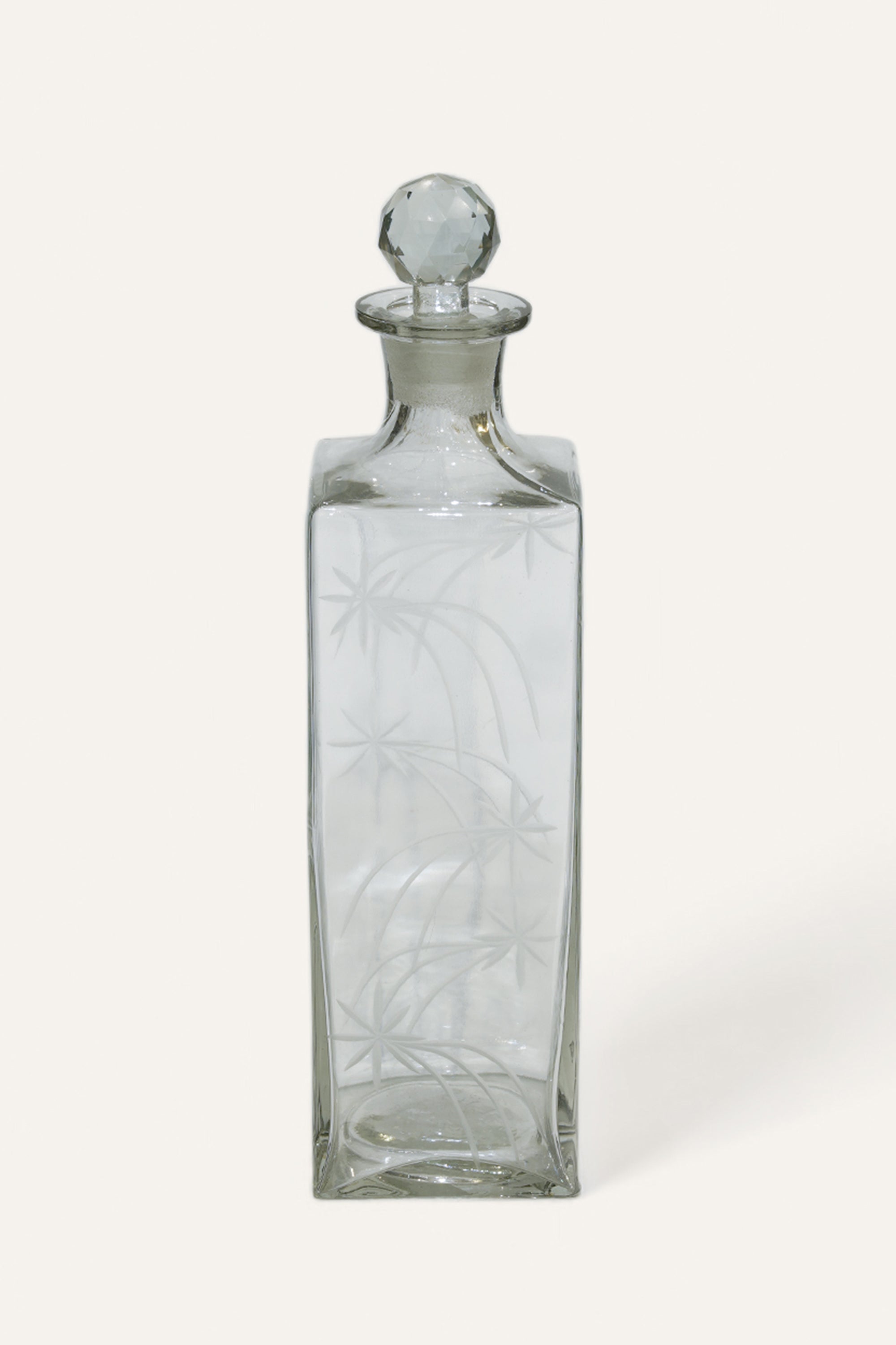 Cressida transparent glass decanter