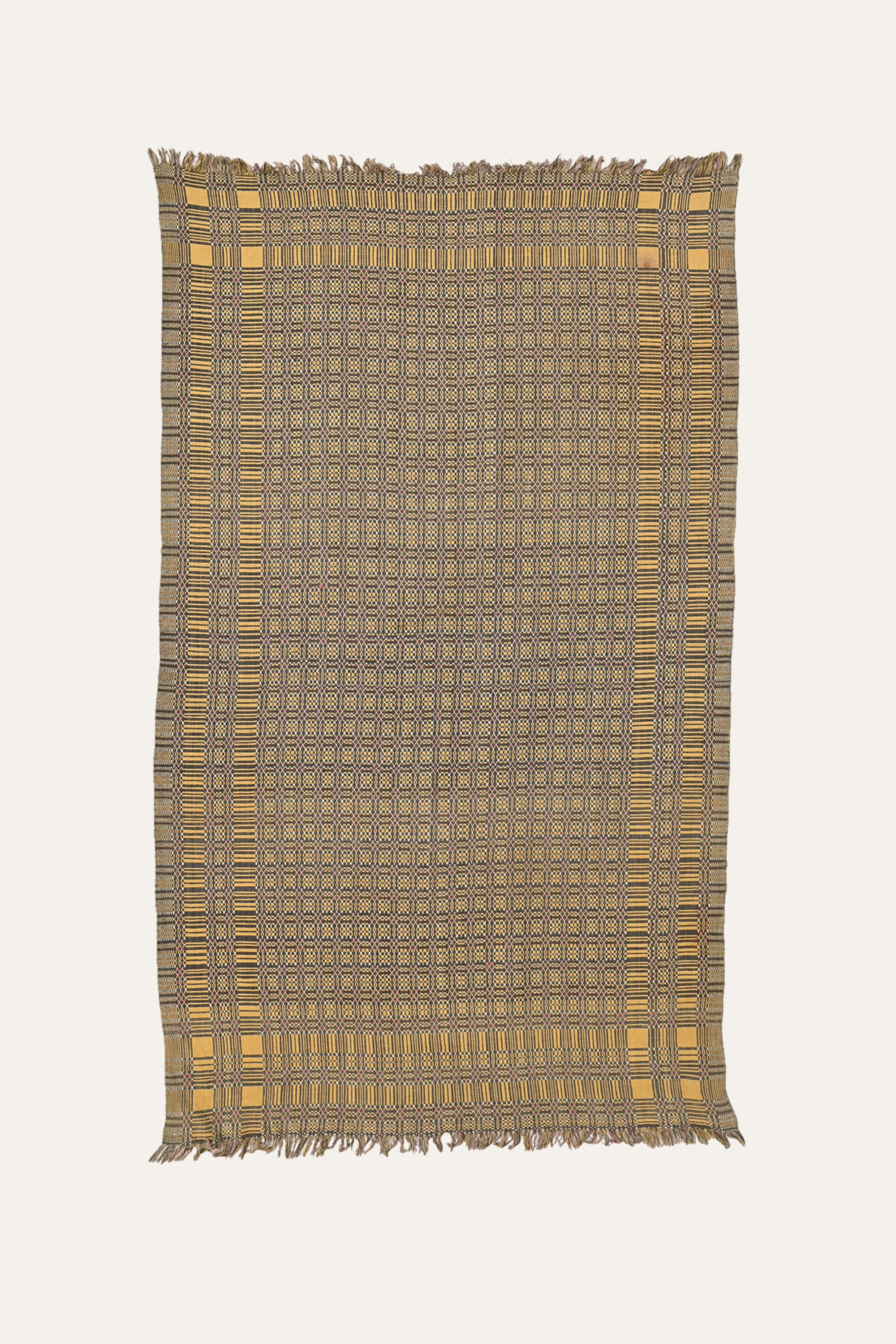 Geometric Pattern Reversible Indian Khes Wall Tapestry
