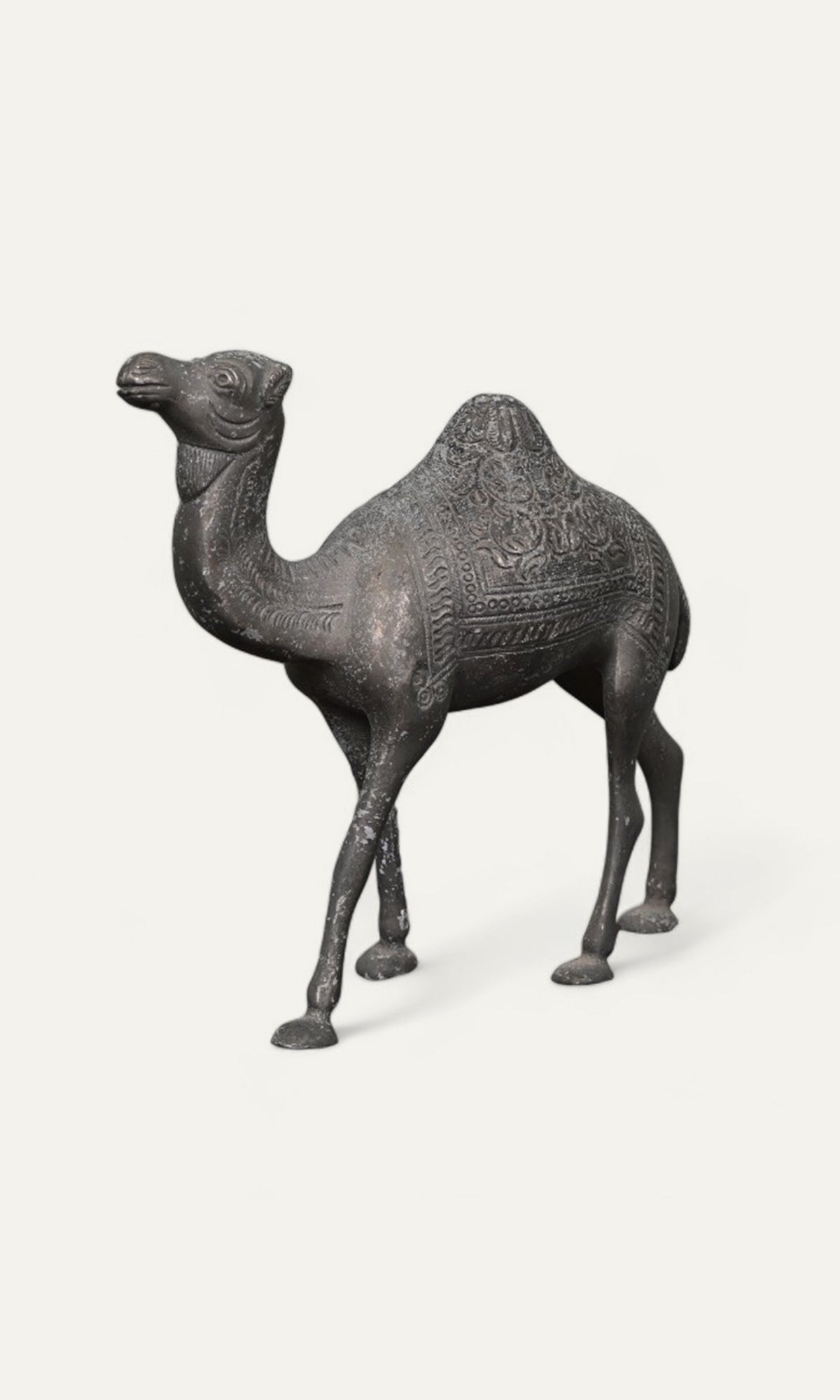 Antique Brass Camel Figurine