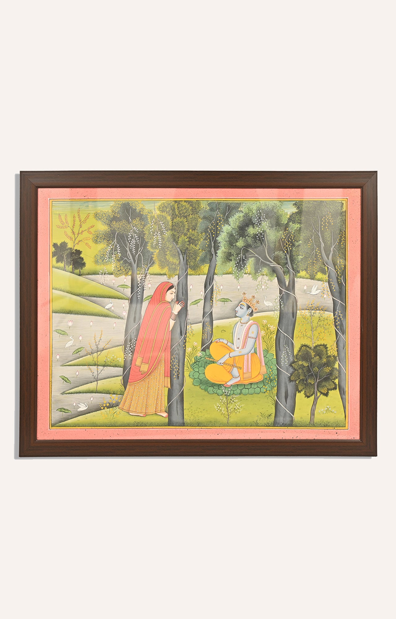 Radha's Silent Admiration - Guler Painting