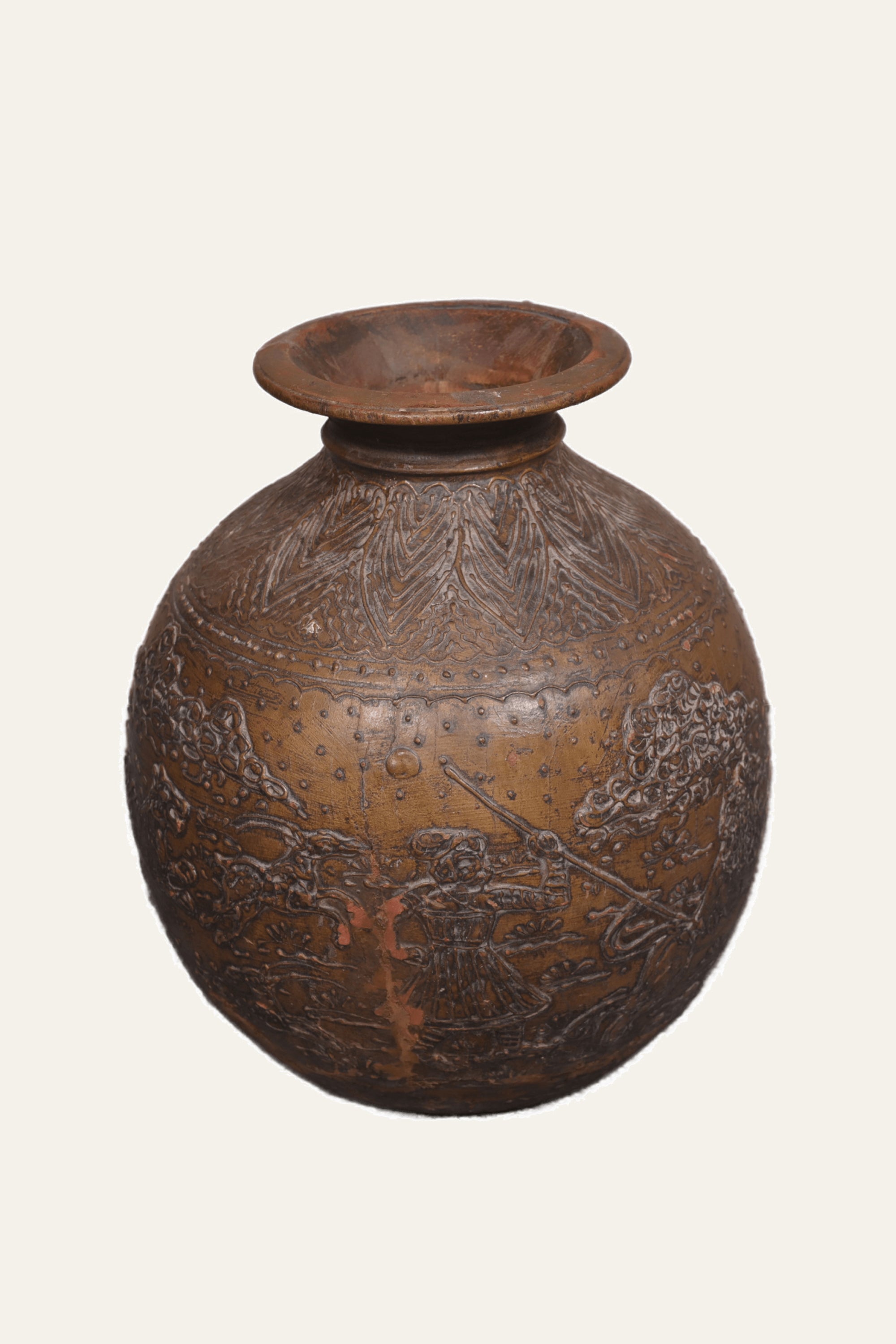Heritage Harmony Wooden Vase