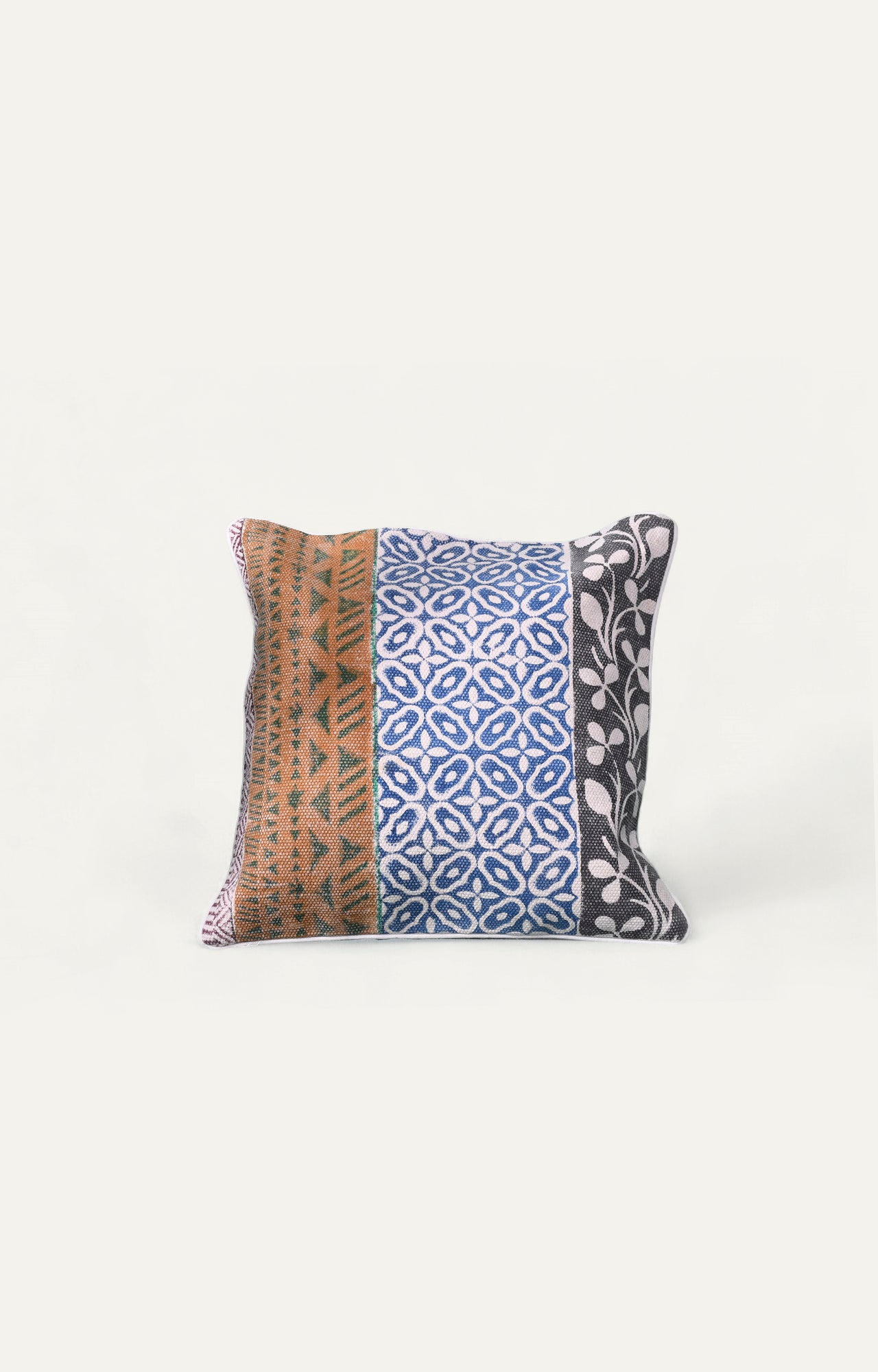 Distorted Modern Print Cushion Cover