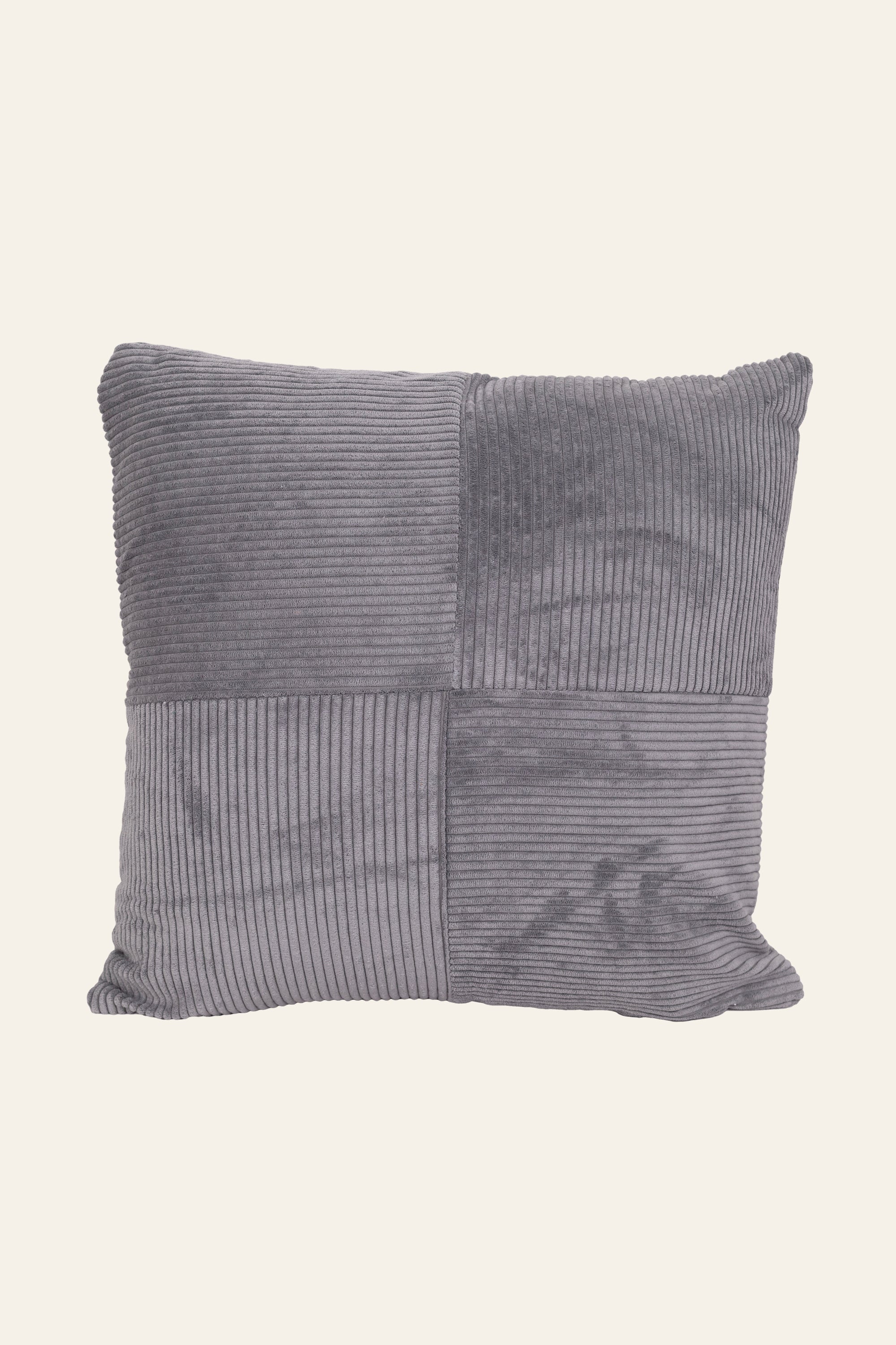 Grey Block Patchwork Cushion for Living Room Chair
