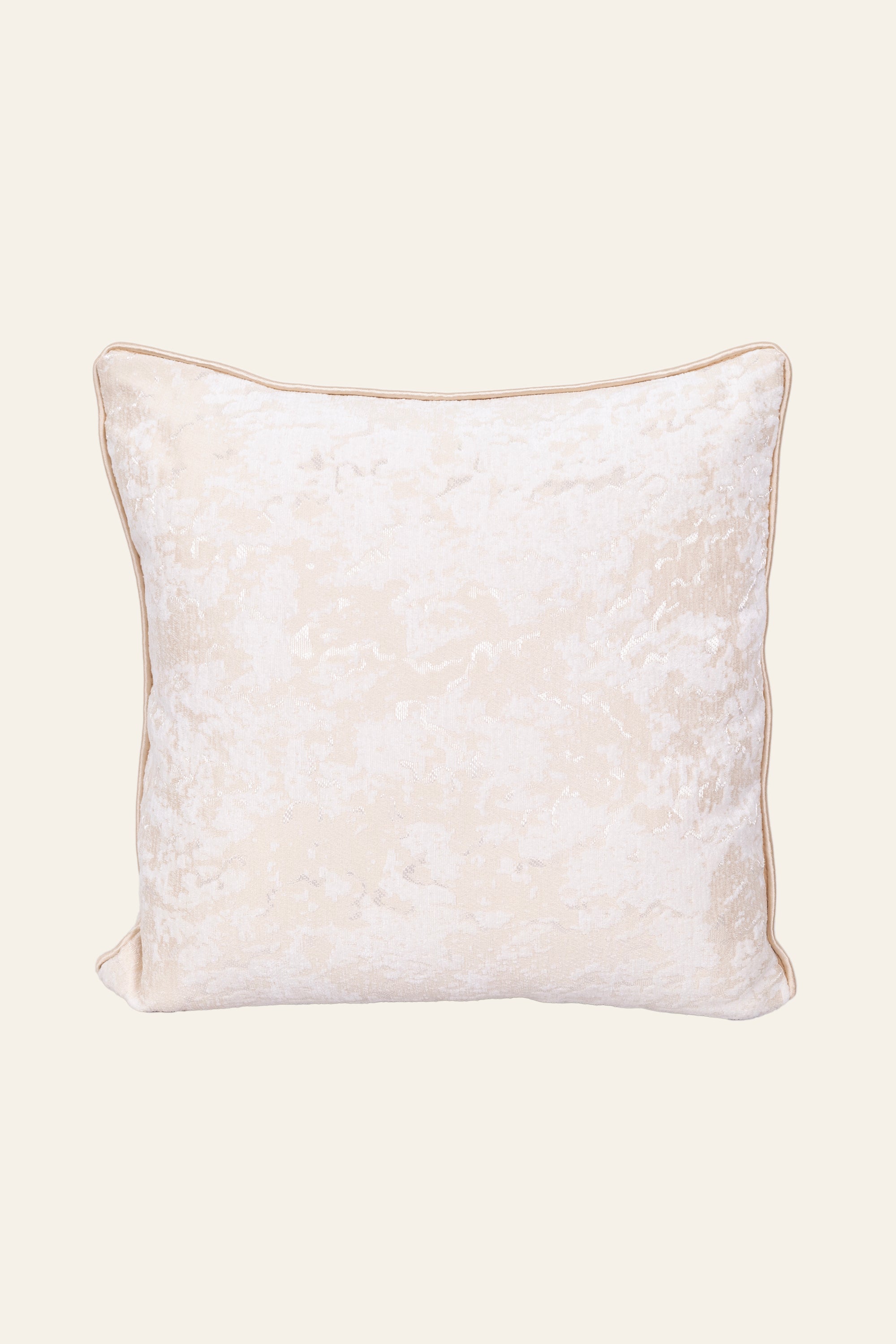 White Textured Cushion for Living Room