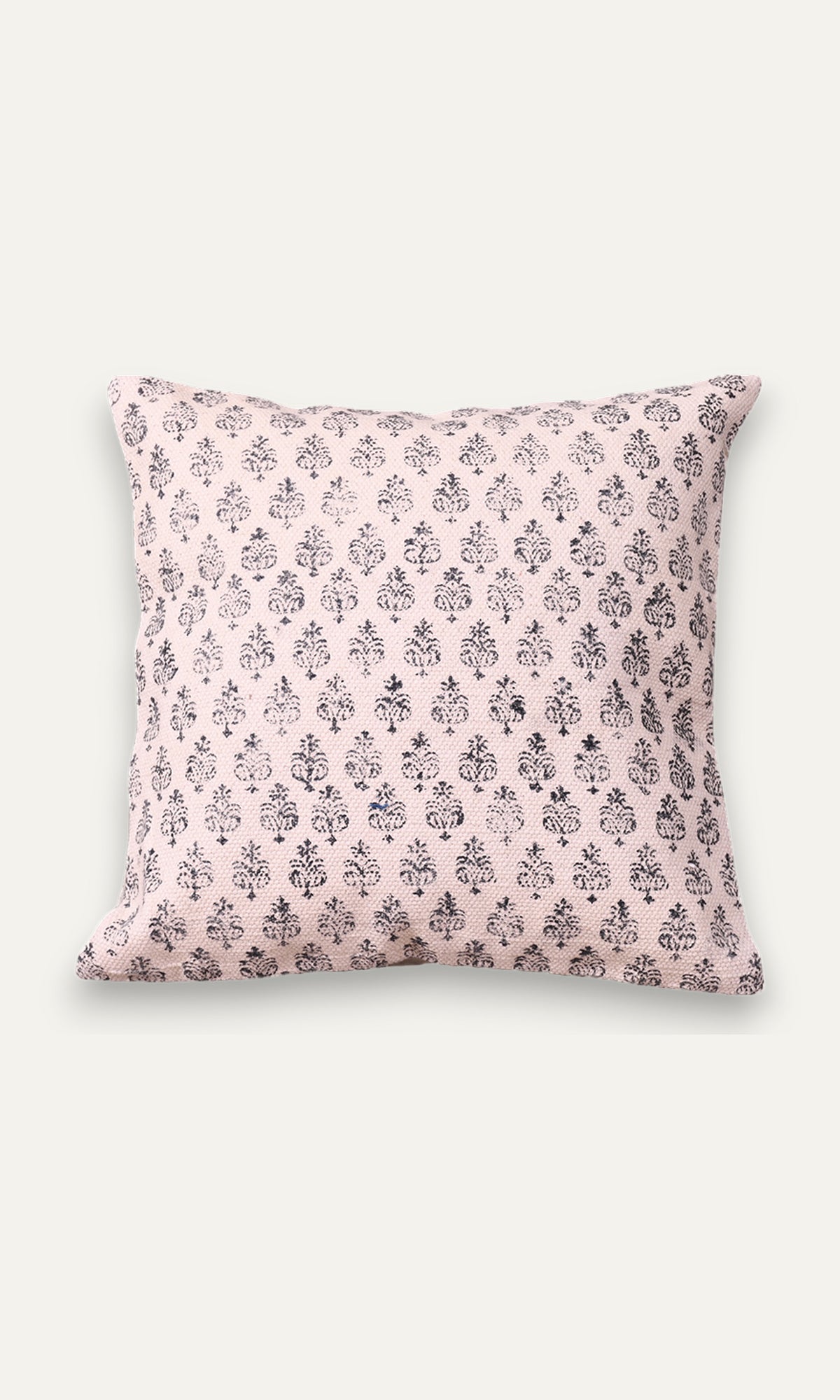 Distorted Floral Print Cushion Cover