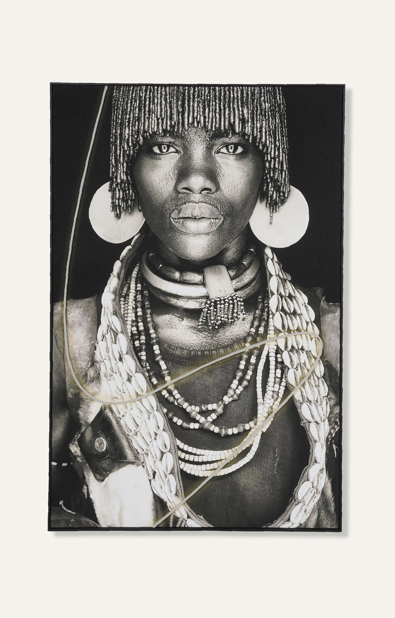 Afro Roots LED Painting