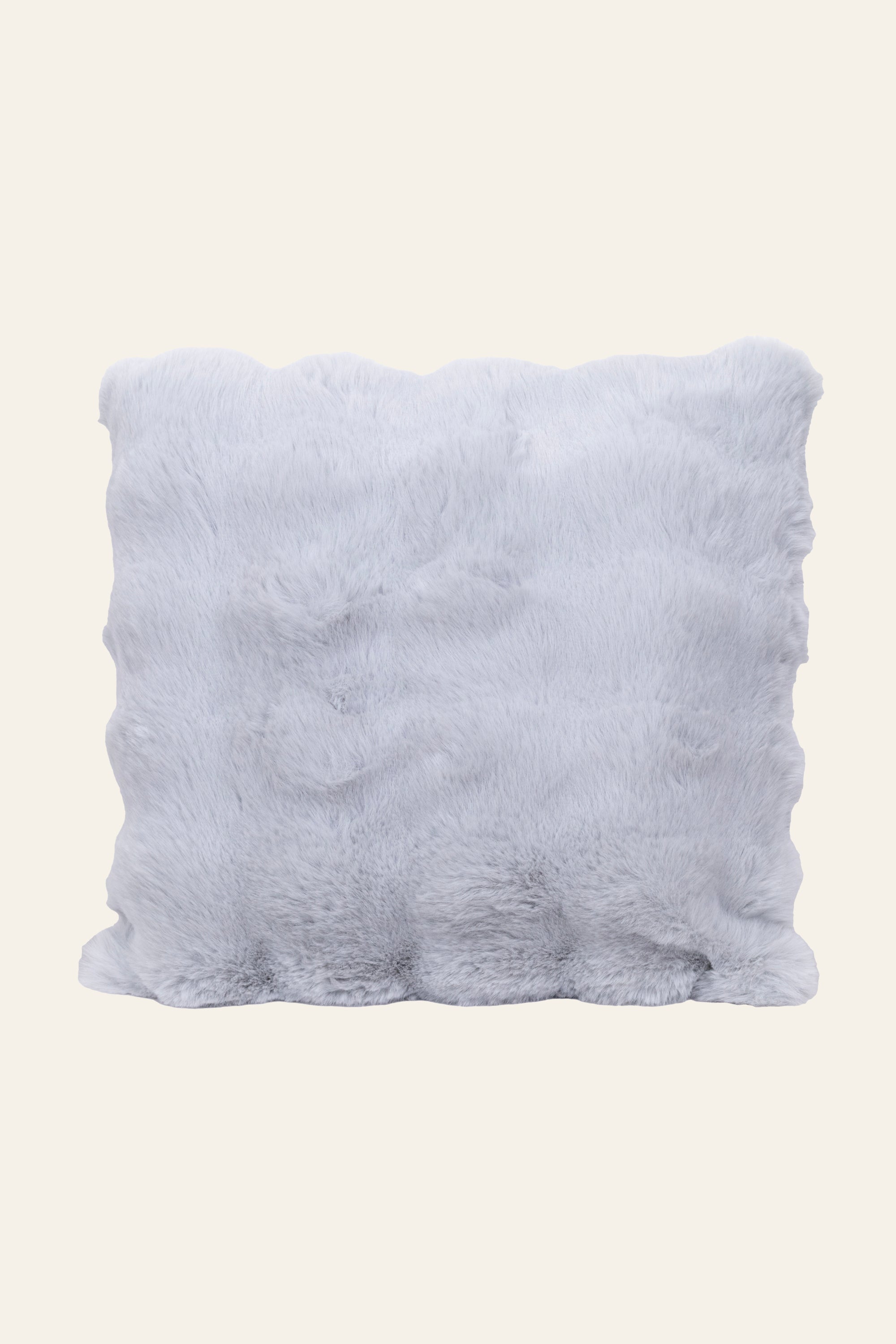 Silver Fur Soft Cushion Cover for Living Room Sofa Set