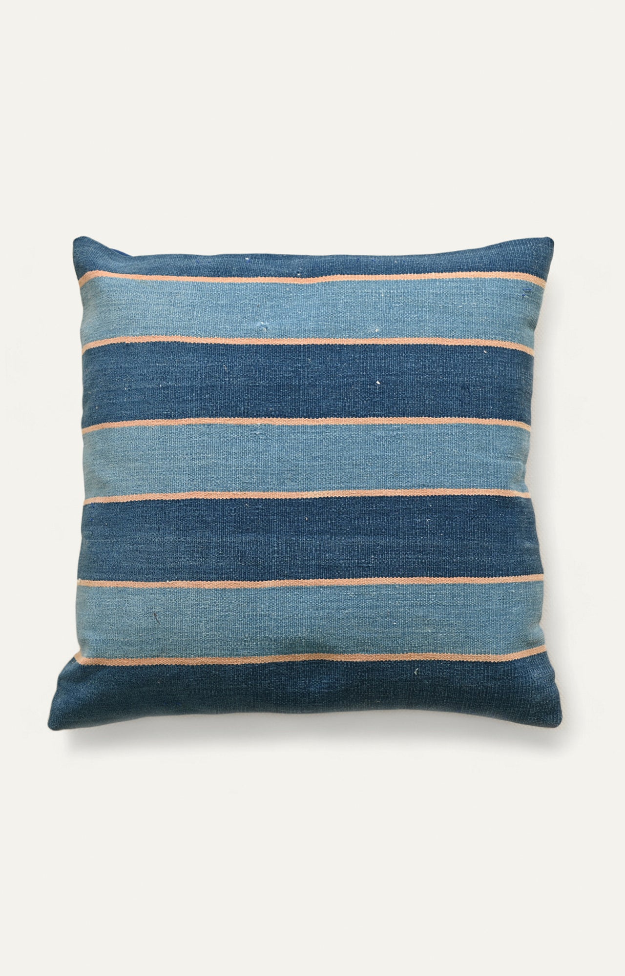 Blue Striped Cushion Cover