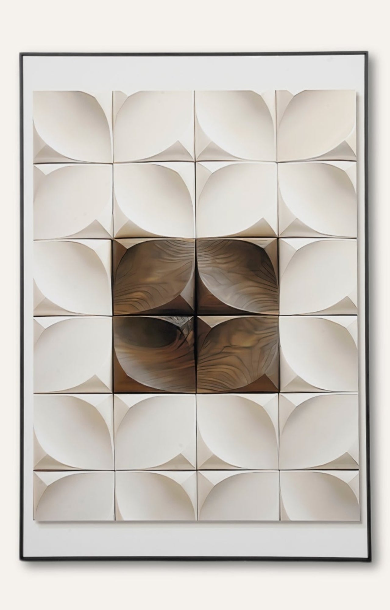 Tessellated Patterned Textured Wall Art