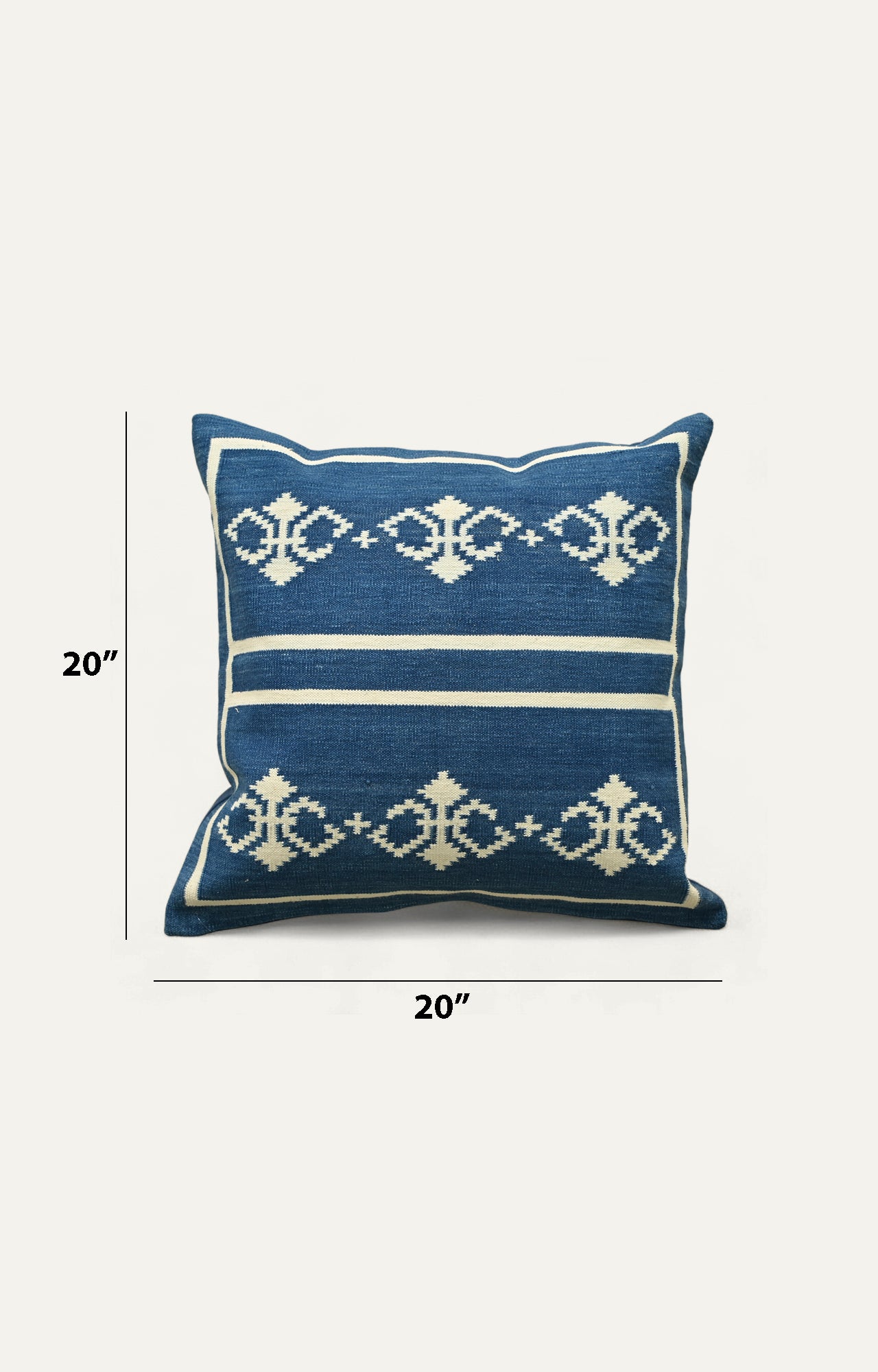 Handmade Cushion Cover - Indigo