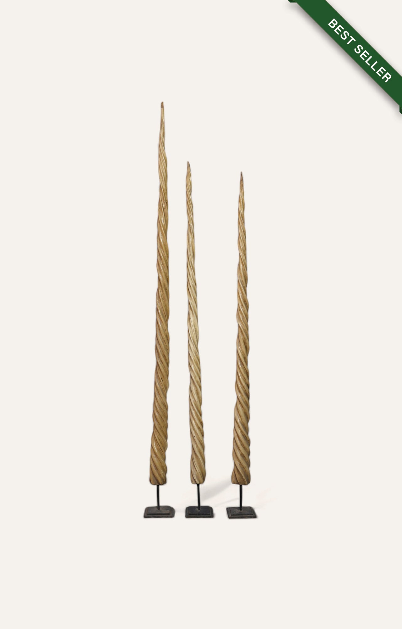 Antique Narwhal Tusk Trio – Set of Three