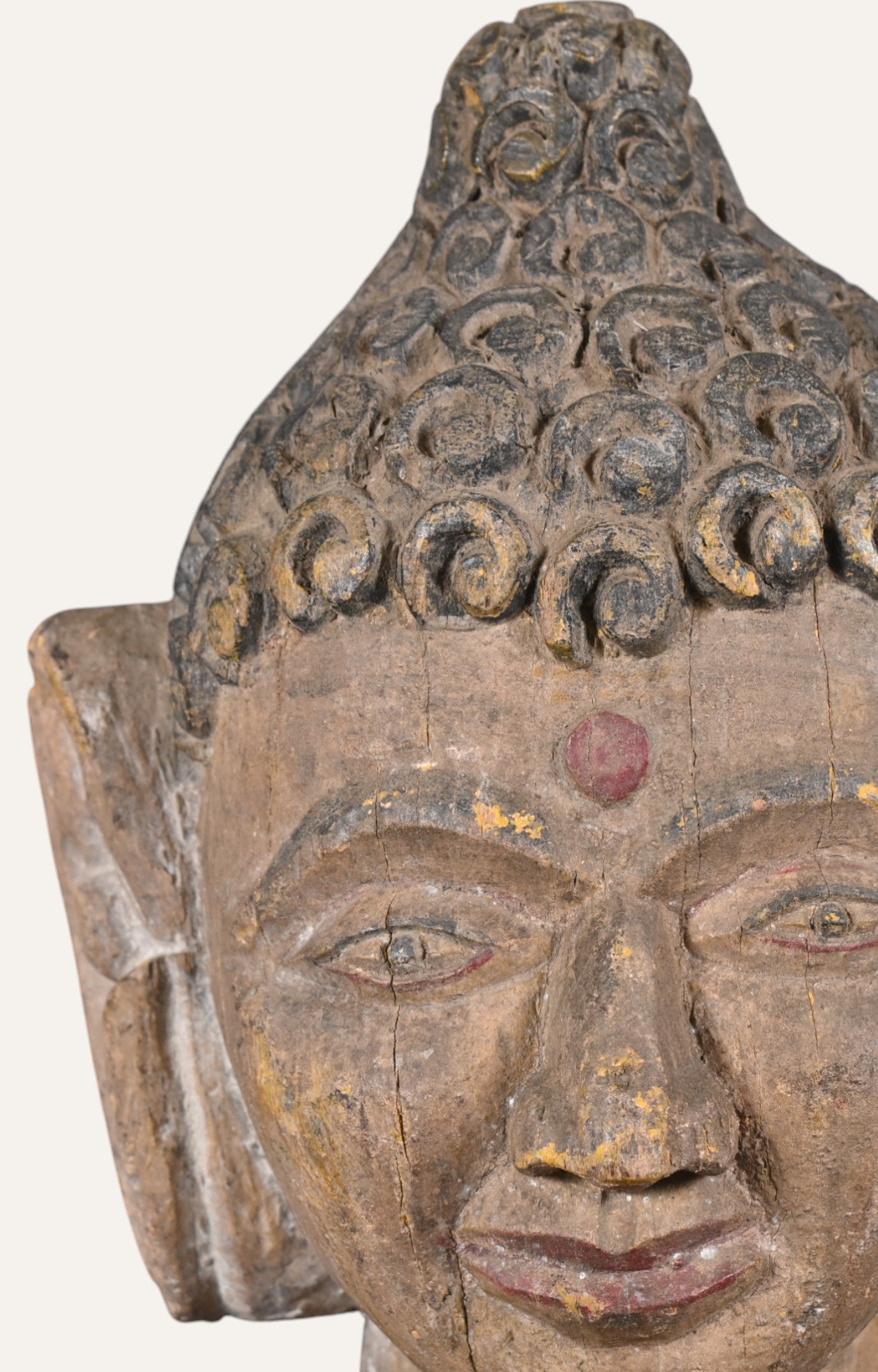 Wooden Mask of Buddha