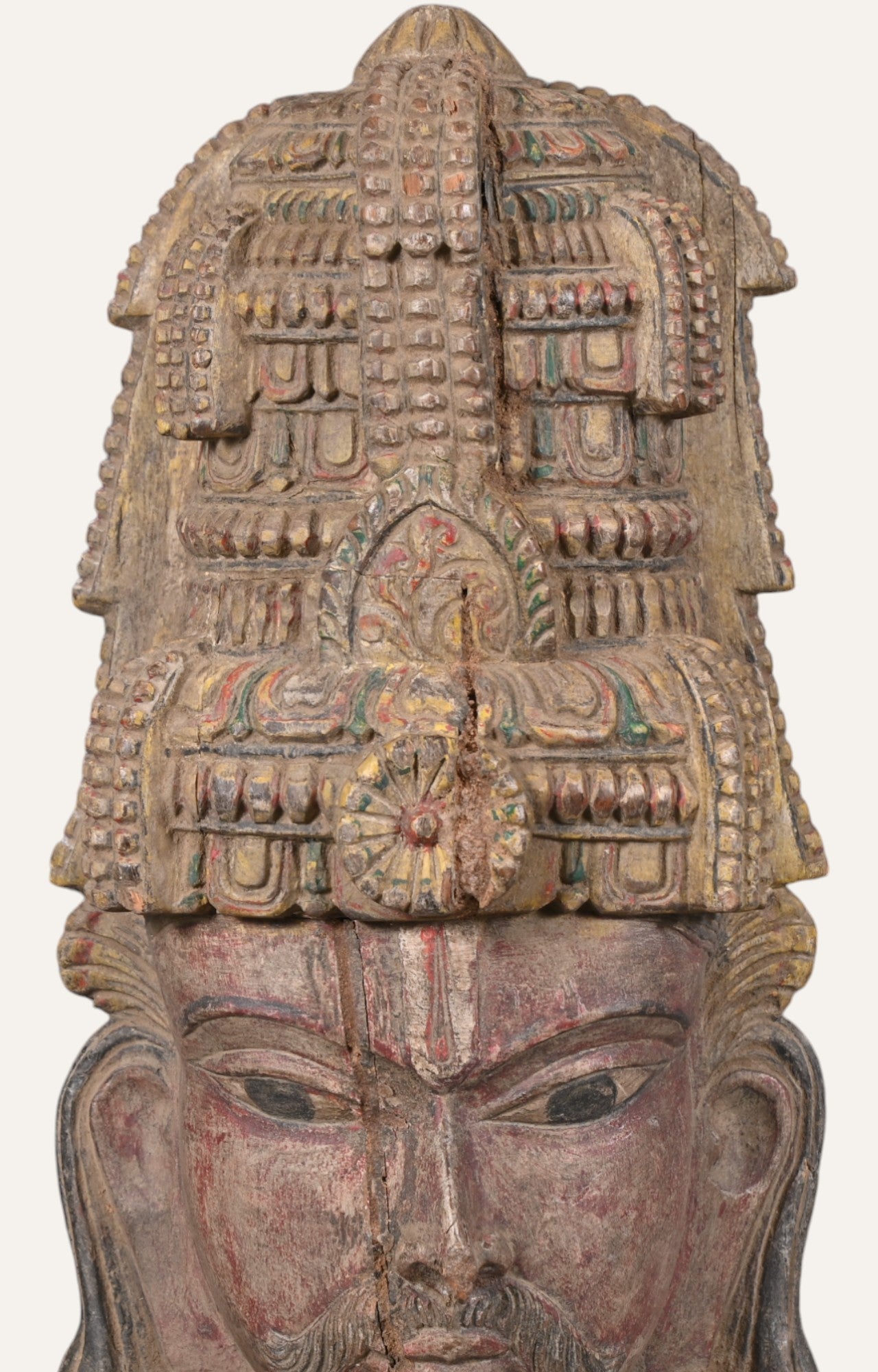 Wooden Wall Mask