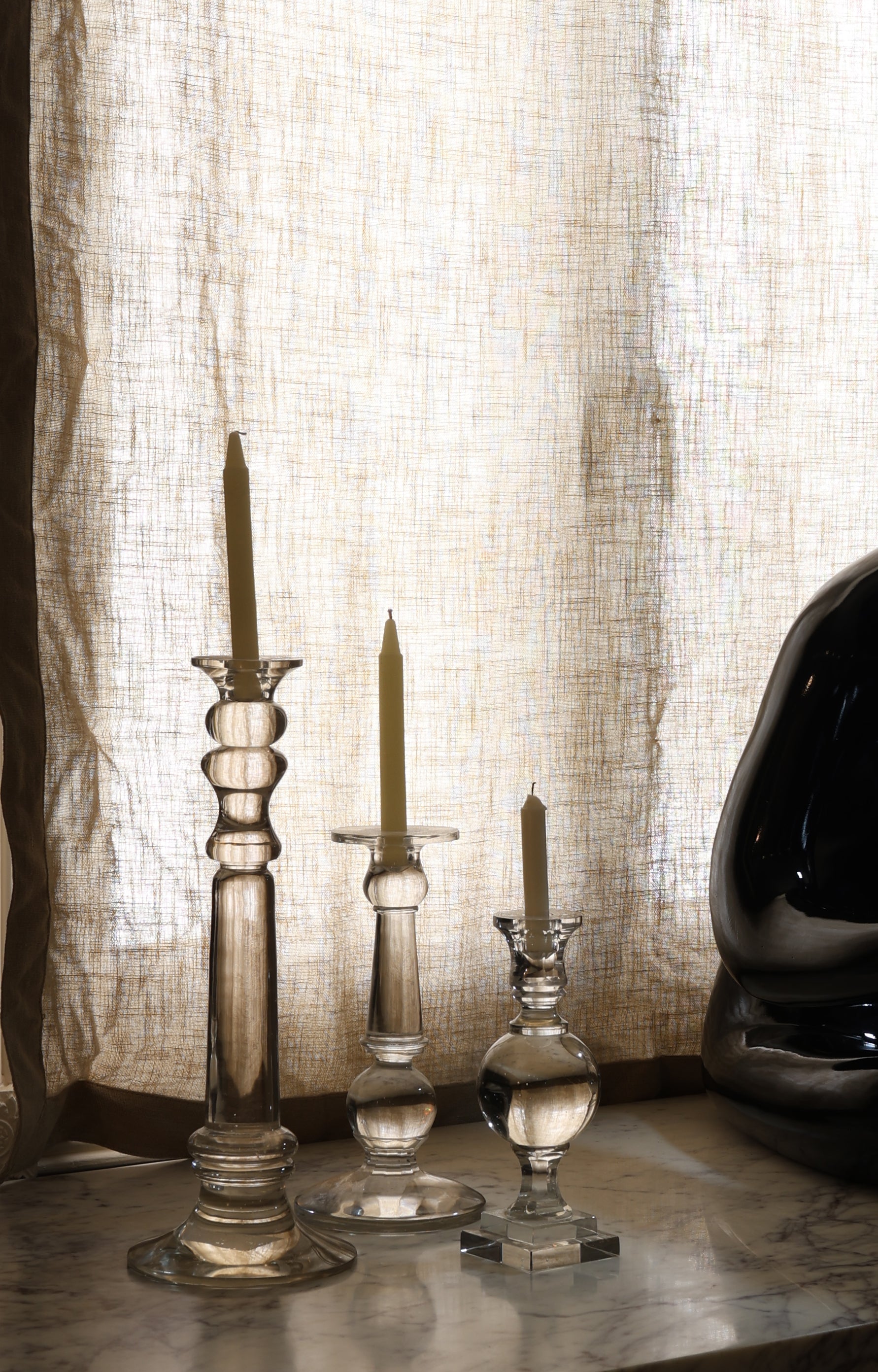 Classic Pedestal Glass Candle Holder