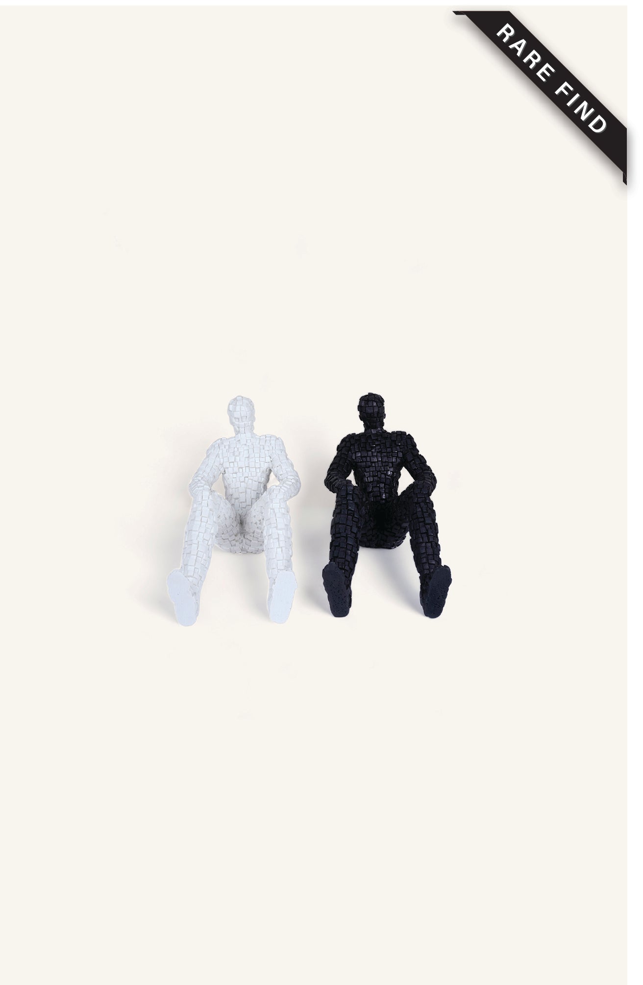 Yin & Yang Marble Chip Figurines – Tabletop Décor