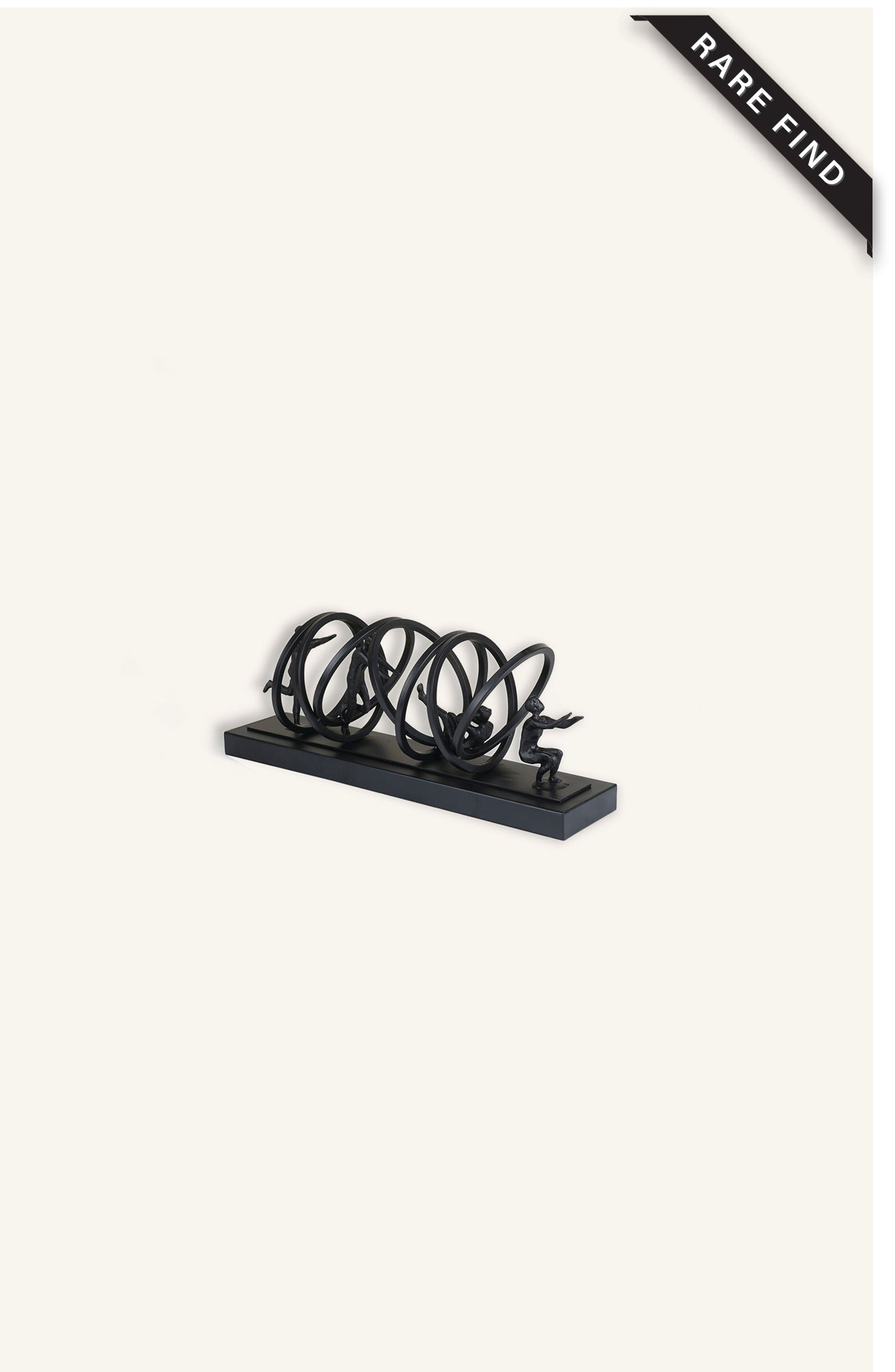 Modernist Infinite Loop Metal Table Décor