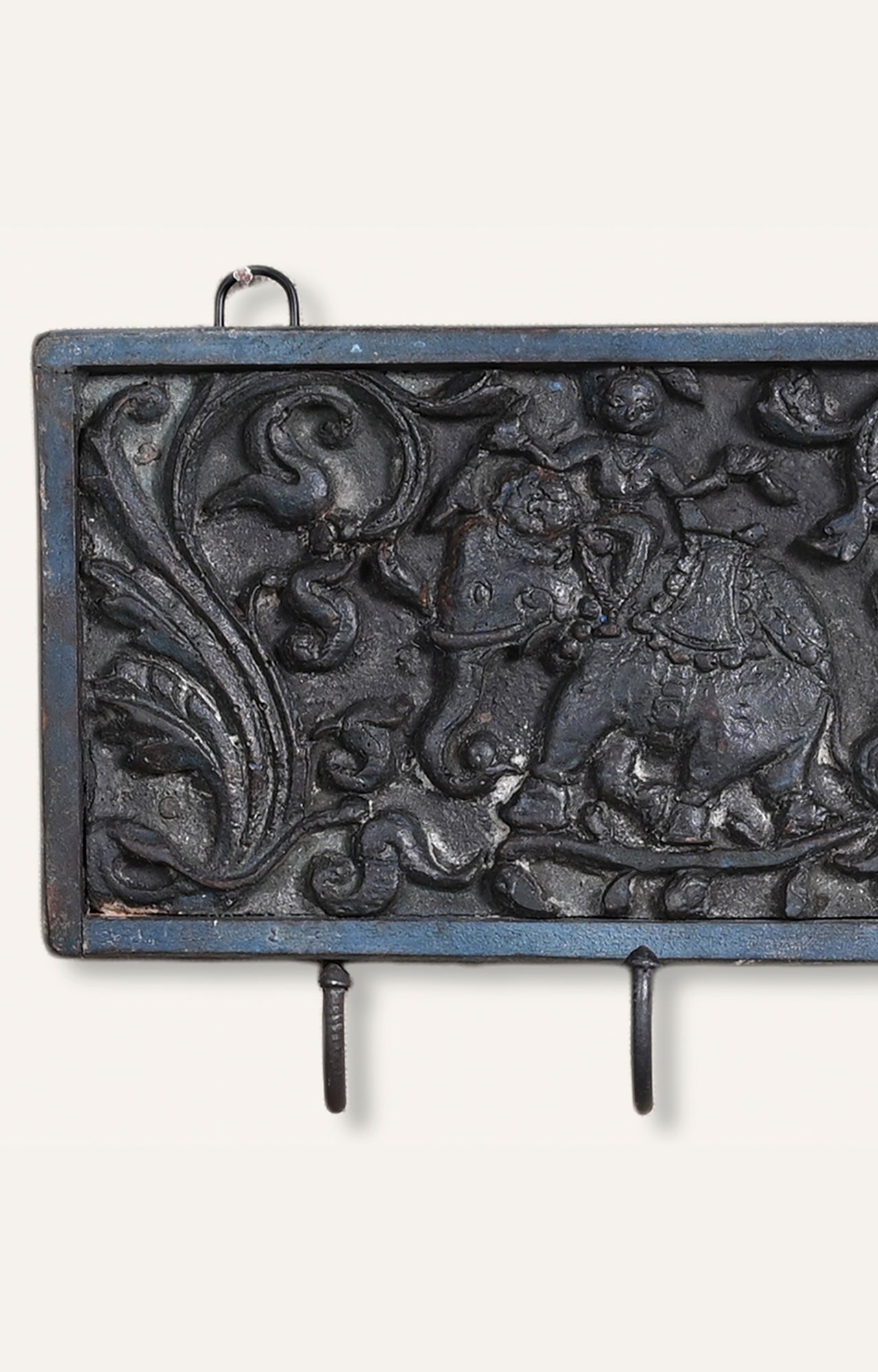 Elephant Carved Panel