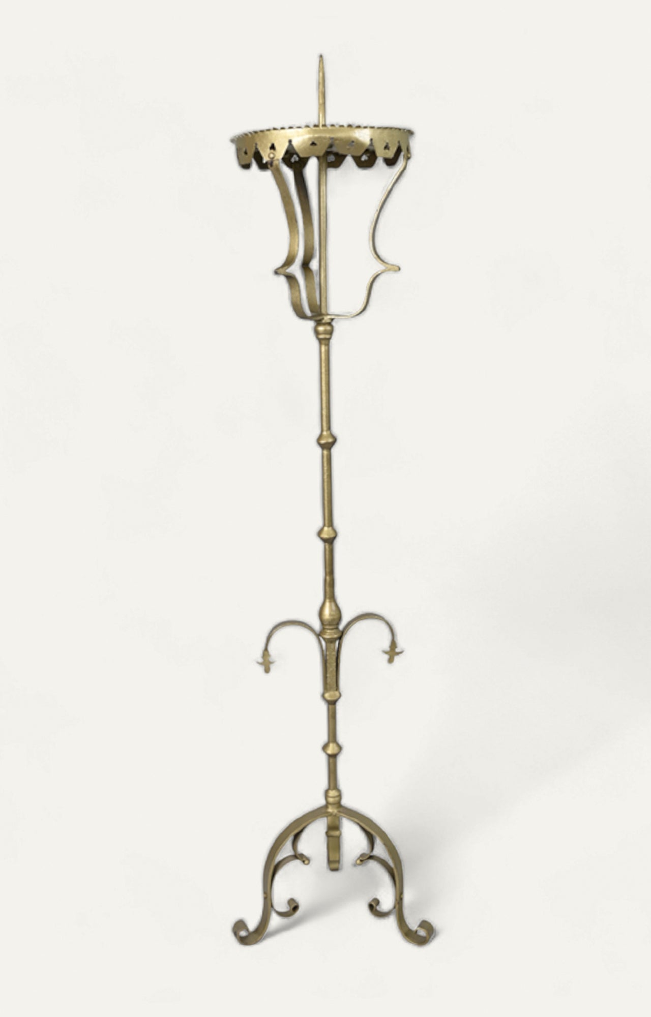 Luxurious Brass Floor Candle Stand