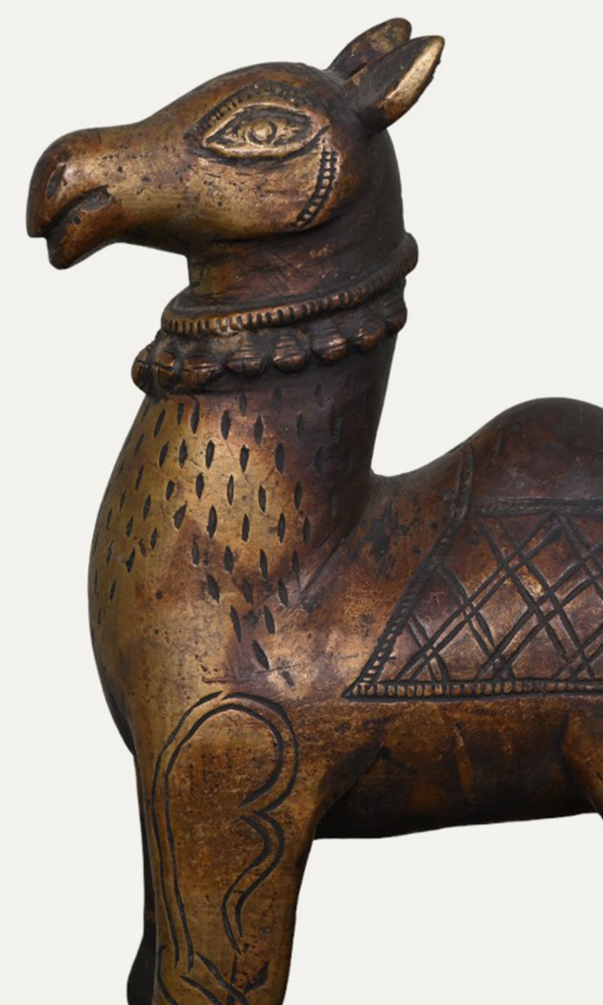 Camel Vahana Brass Sculpture
