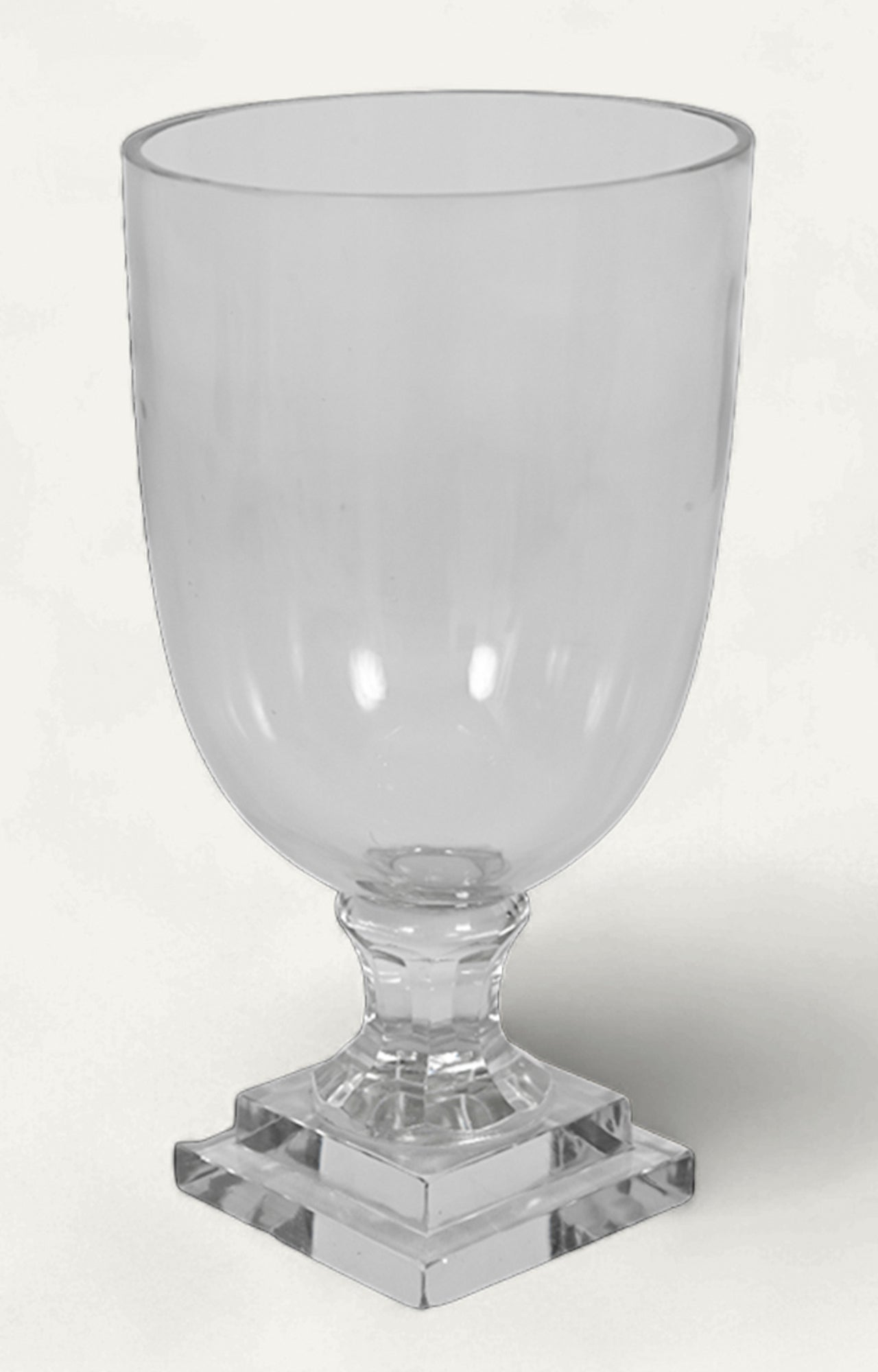 Clear Crystal Hurricane Lamp