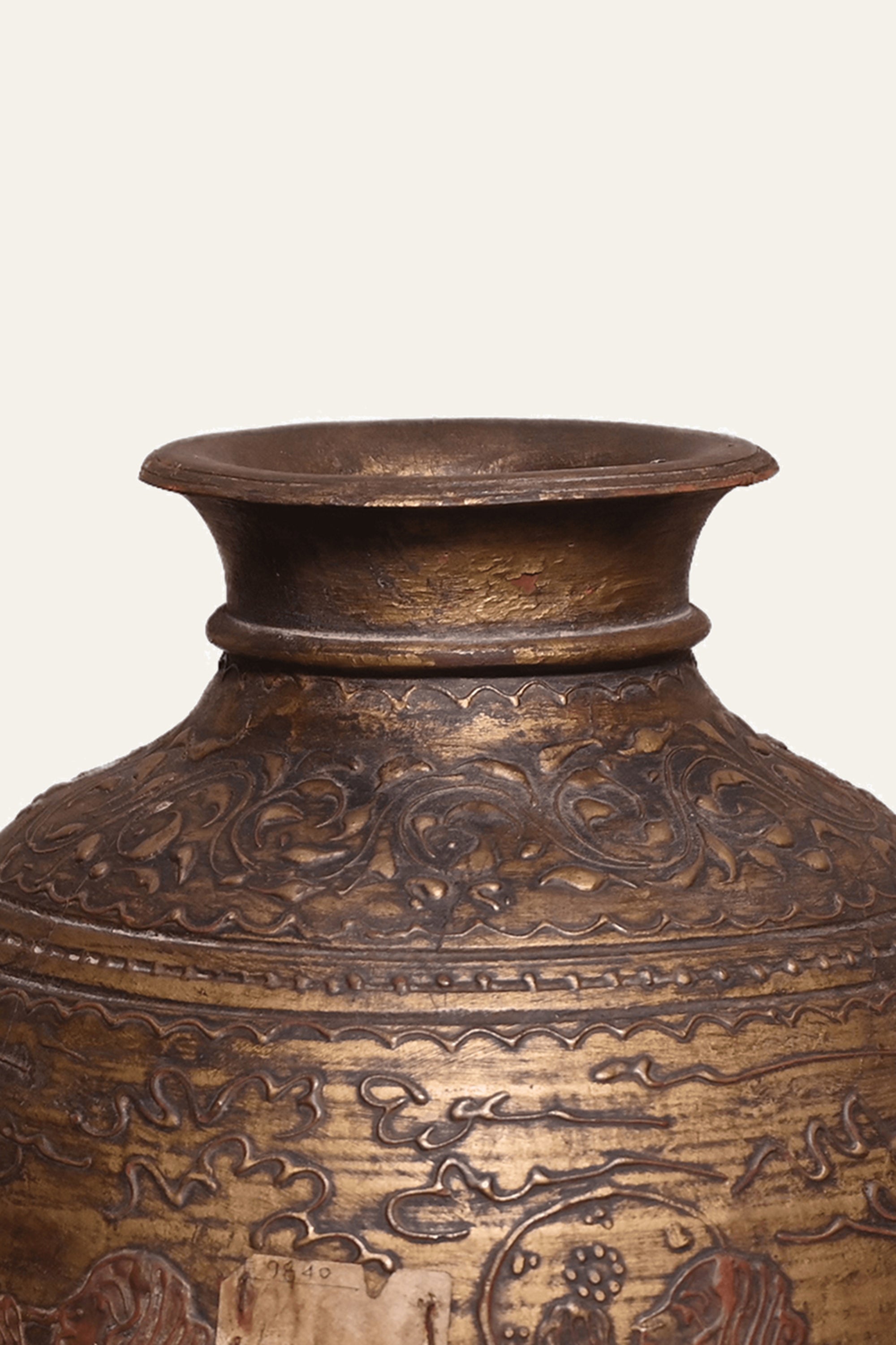 Rustic Heirloom Wooden Pot