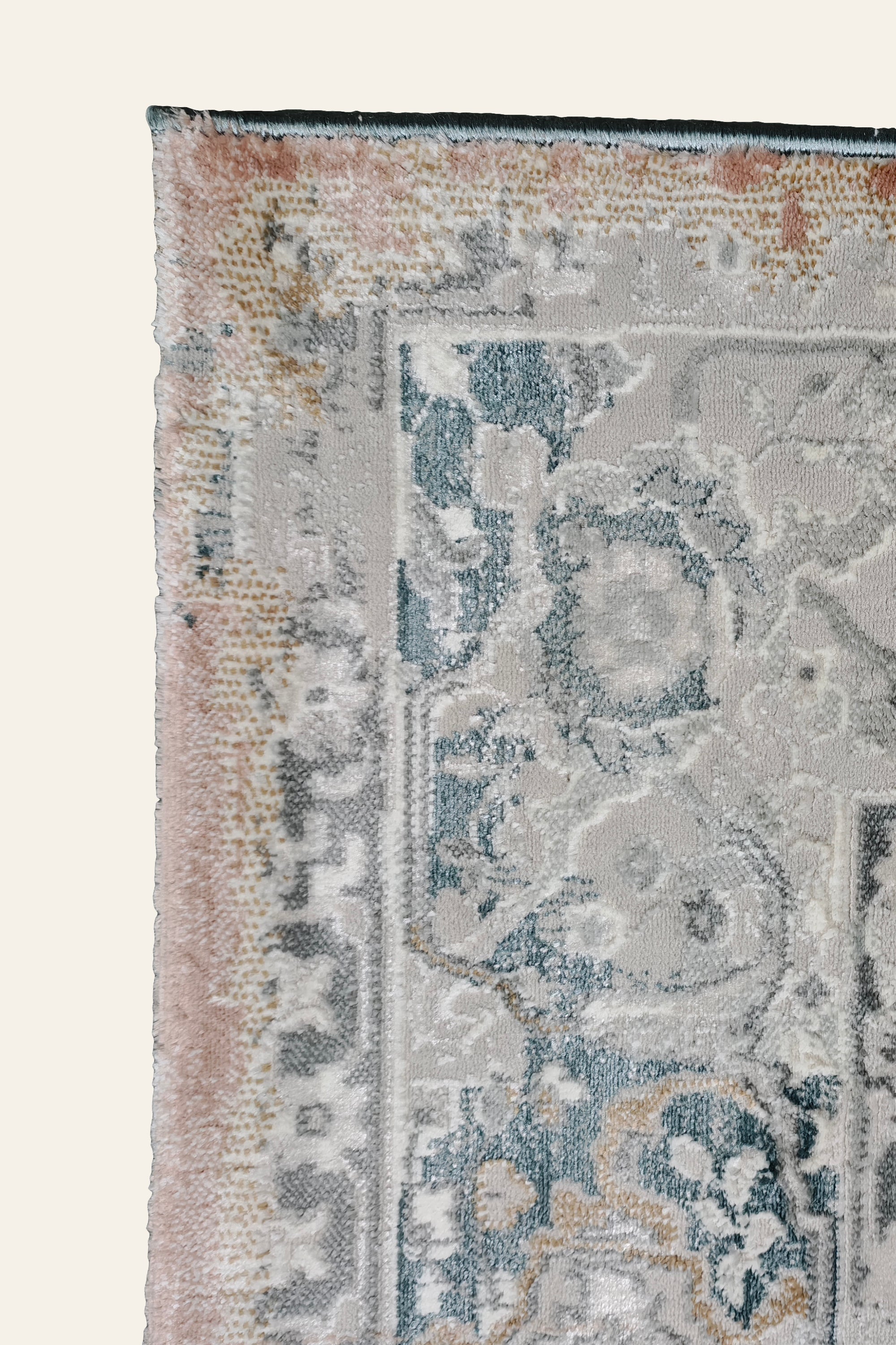 8 x 12 ft Persian Floral Diamond Trellis Transitional Area Carpet