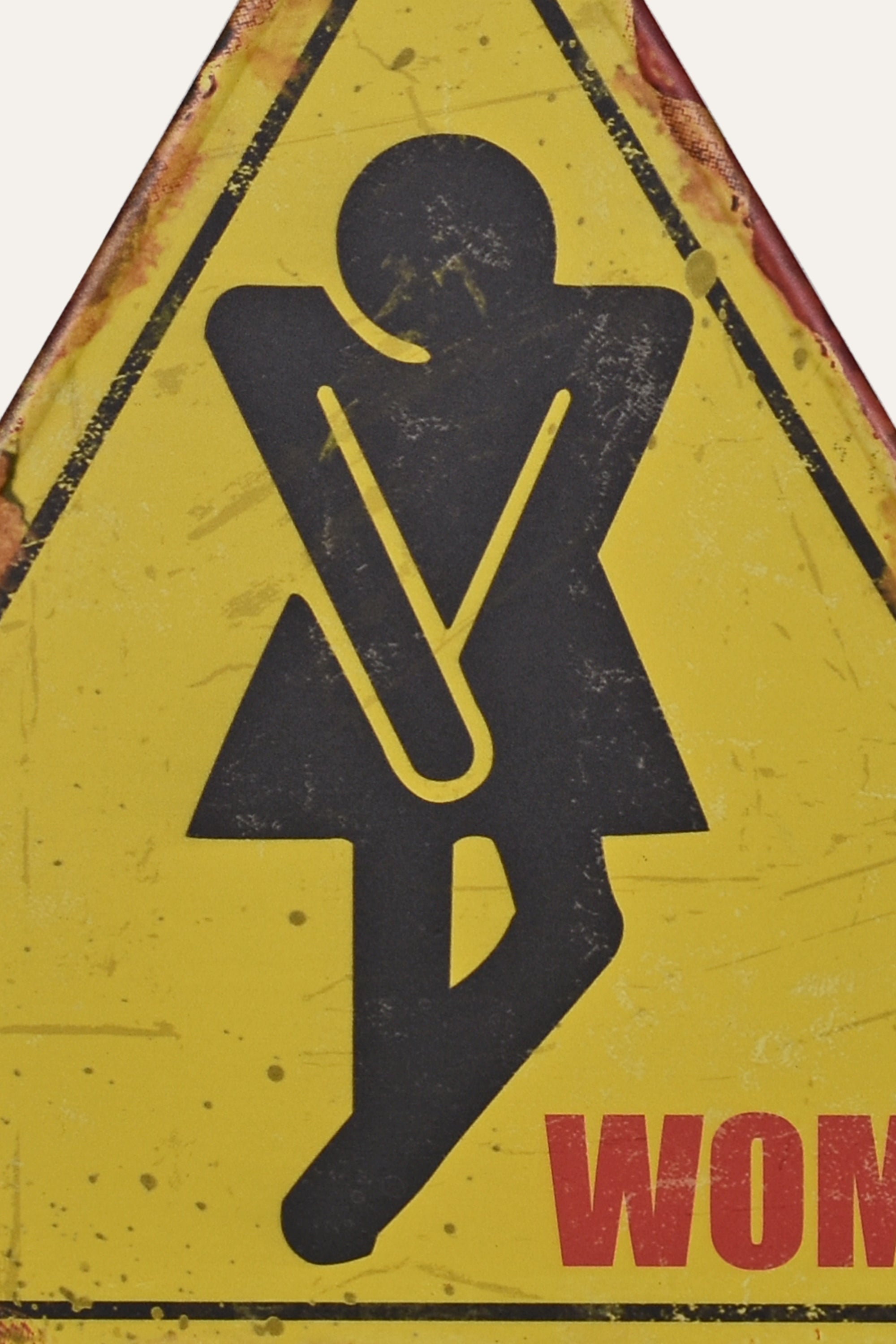 Rustic Yellow Women Hanging Wall Décor