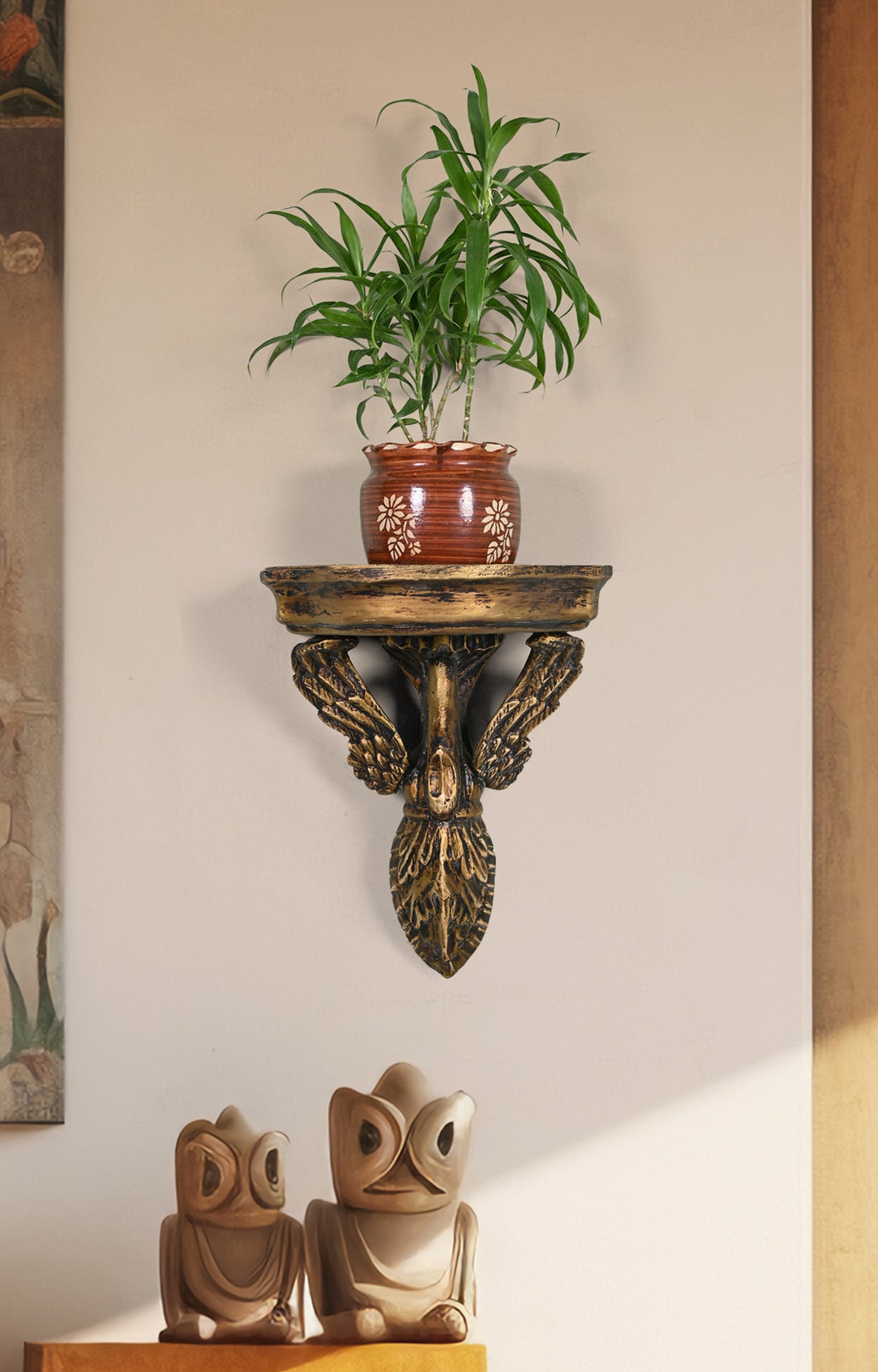 Antique Gold Winged Elegance