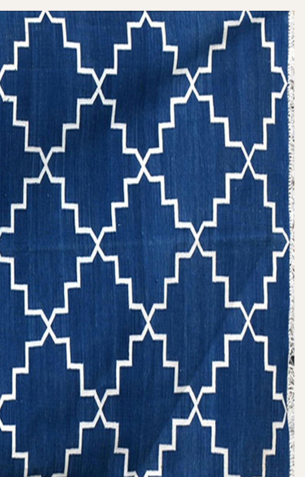 Royal Quatrefoil Cotton Runner