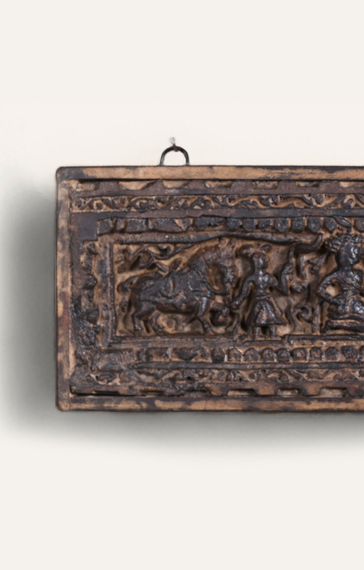 Carved South Asian Panel