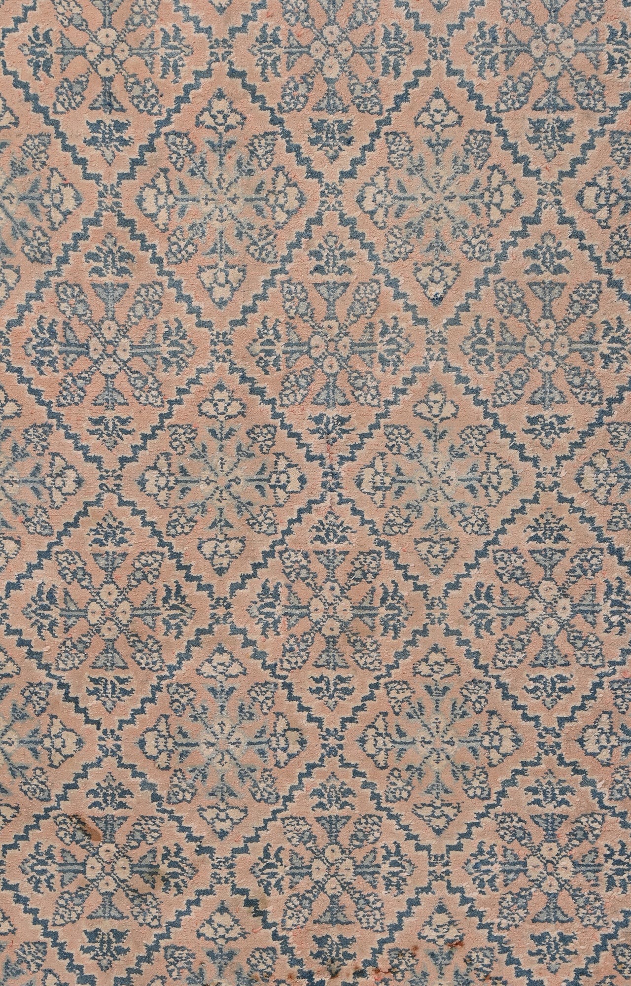 5 x 7 Ft 100 years old  Vintage Agra Carpet with Floral Motifs