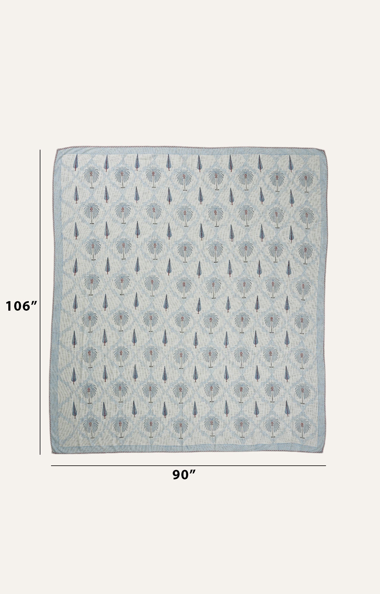 Floral Noor : Jaipuri Block Print Bedsheet (Set of 3)