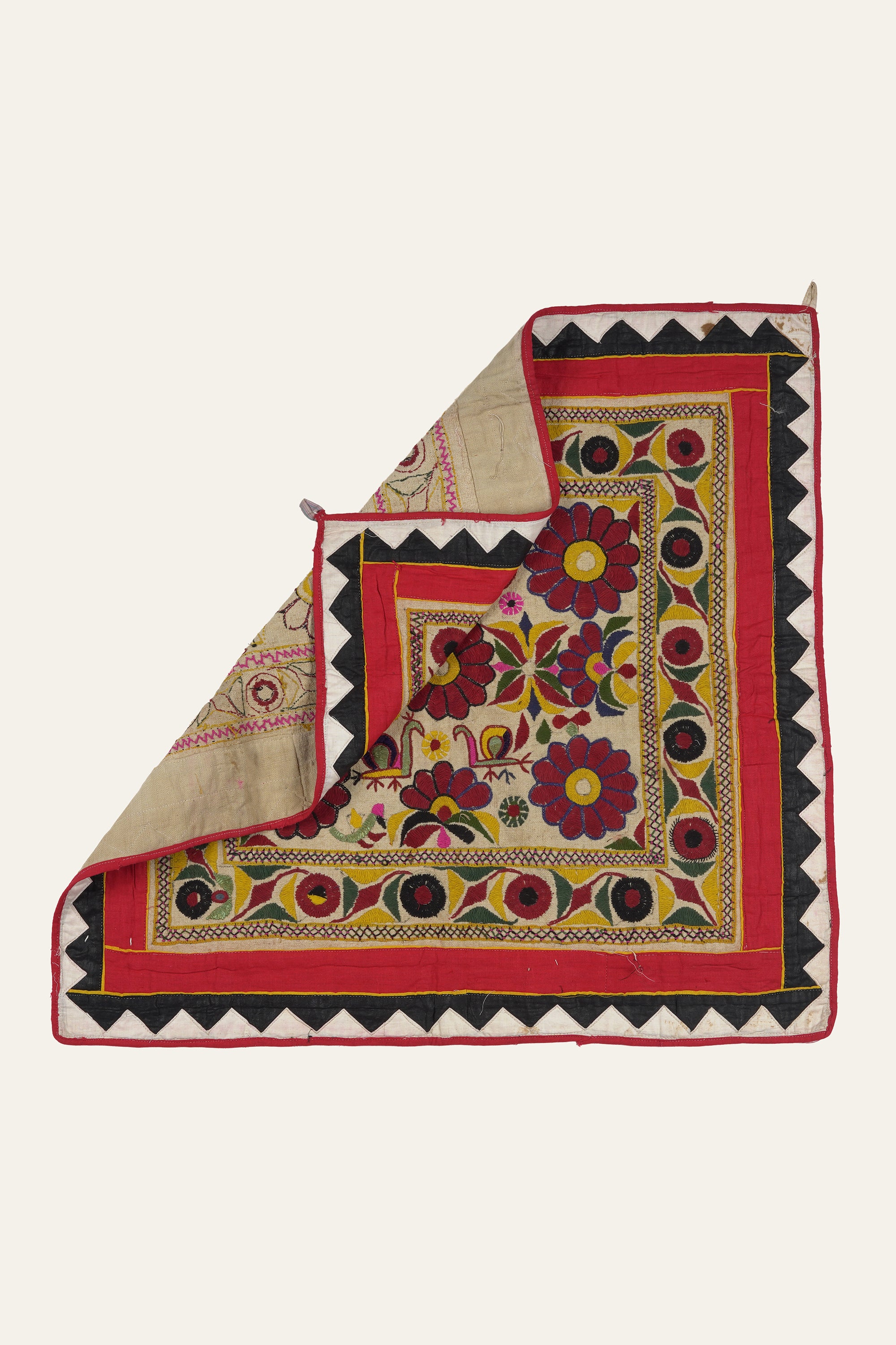 Floral Medallion Kutch Vintage Wall Art