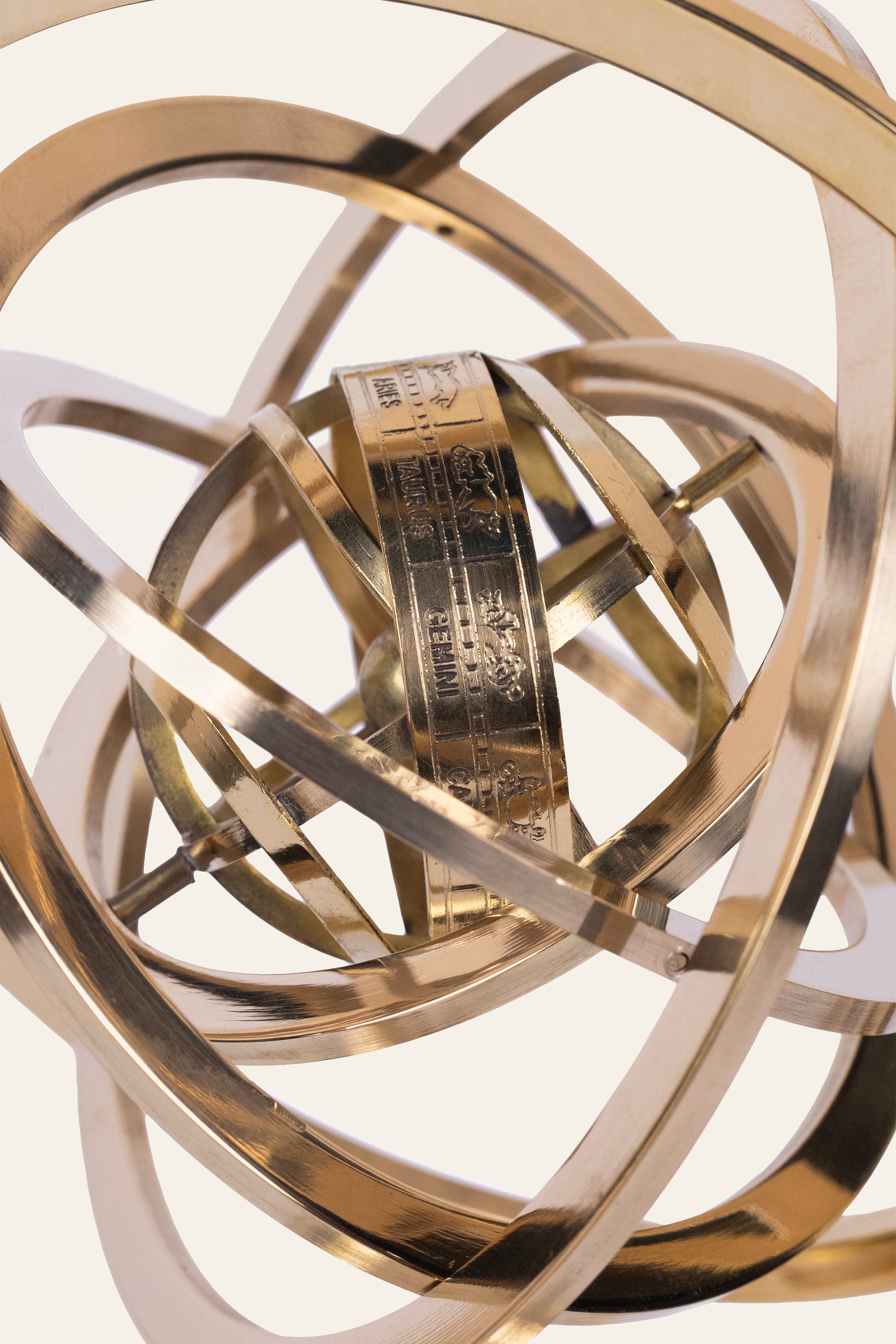 Nautical Brass Armillary Sphere with Six Rings