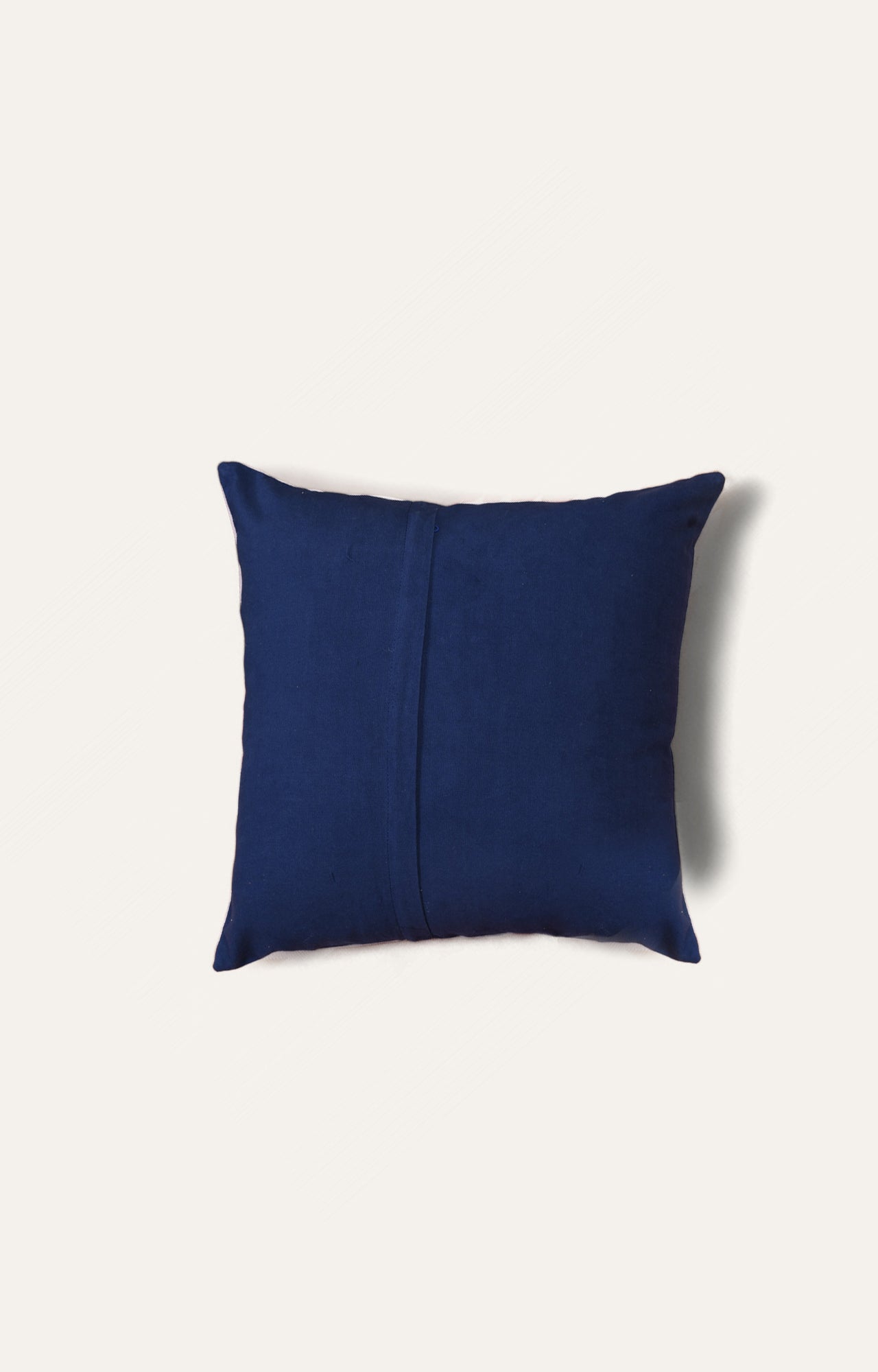 Blue Geometric Printed Cushion Cover