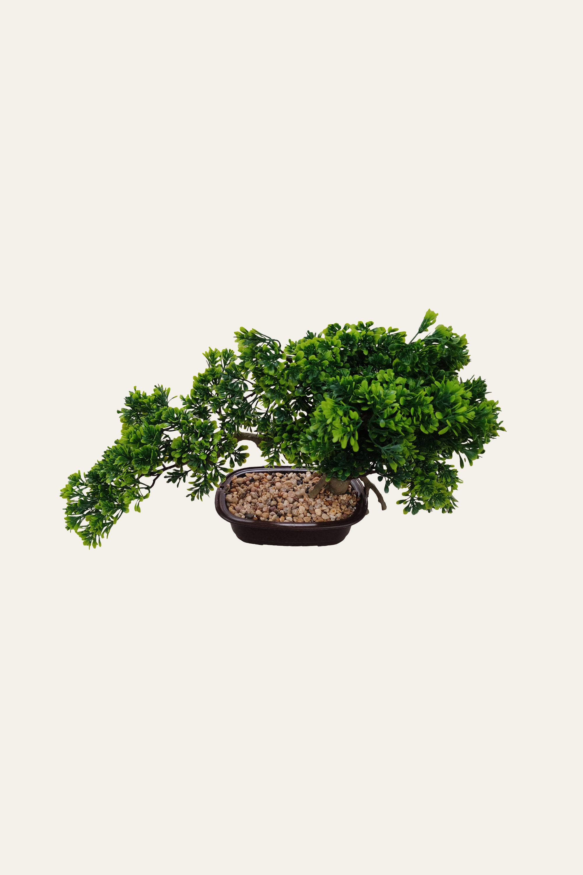 Artificial Bonsai Tree in Gold Pot