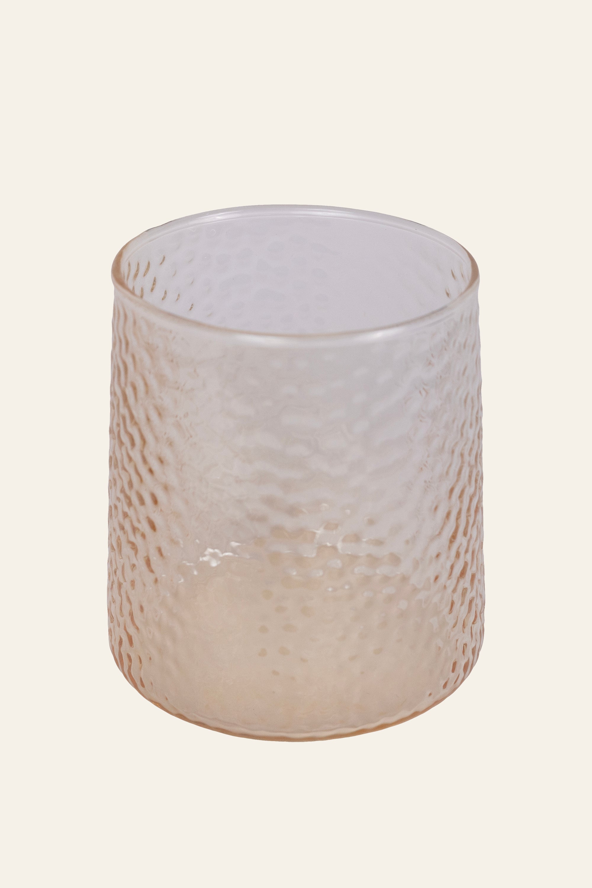 Amber Textured Whiskey Glass | Premium Barware