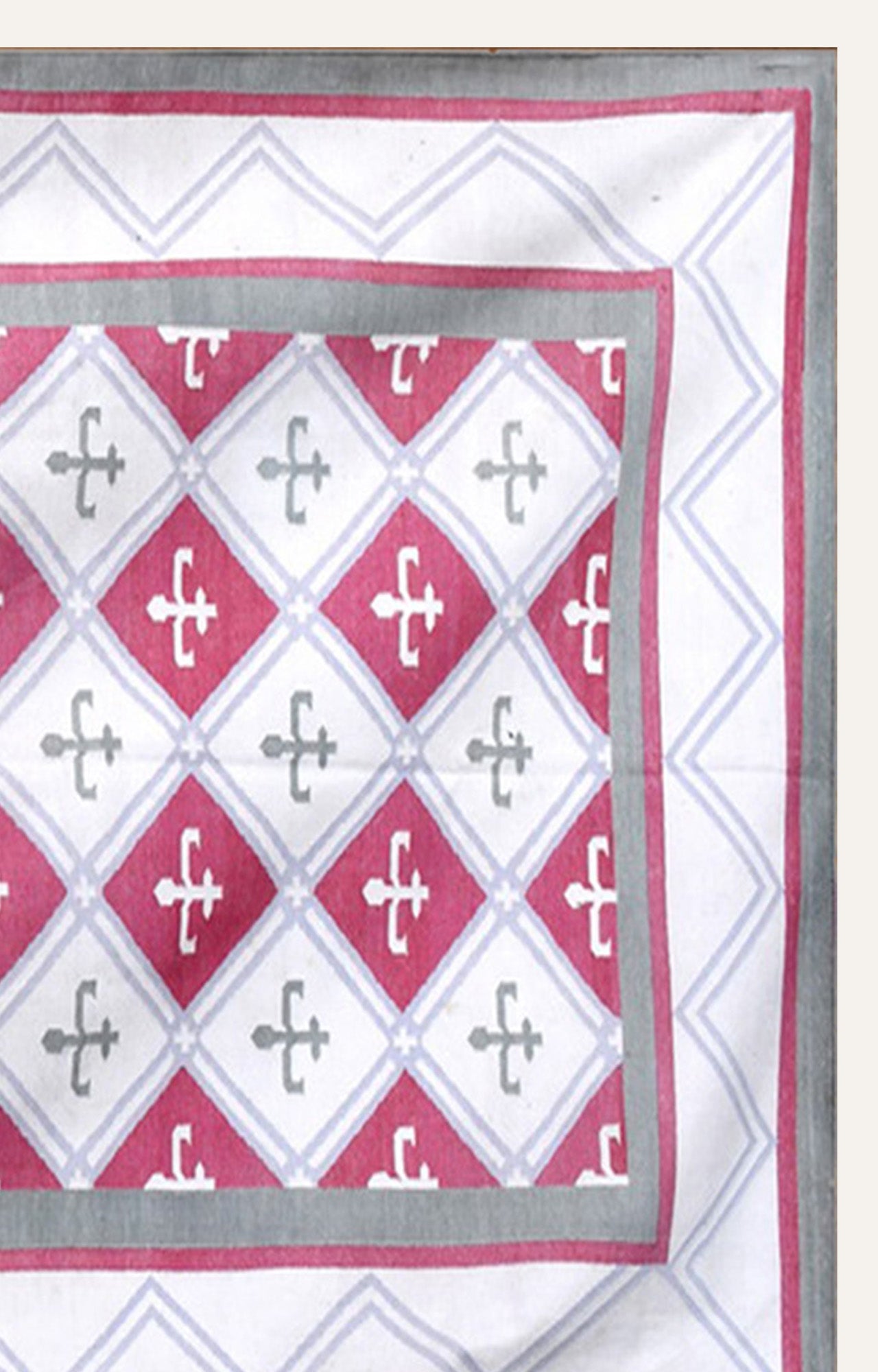Pink Horizon Cotton Runner