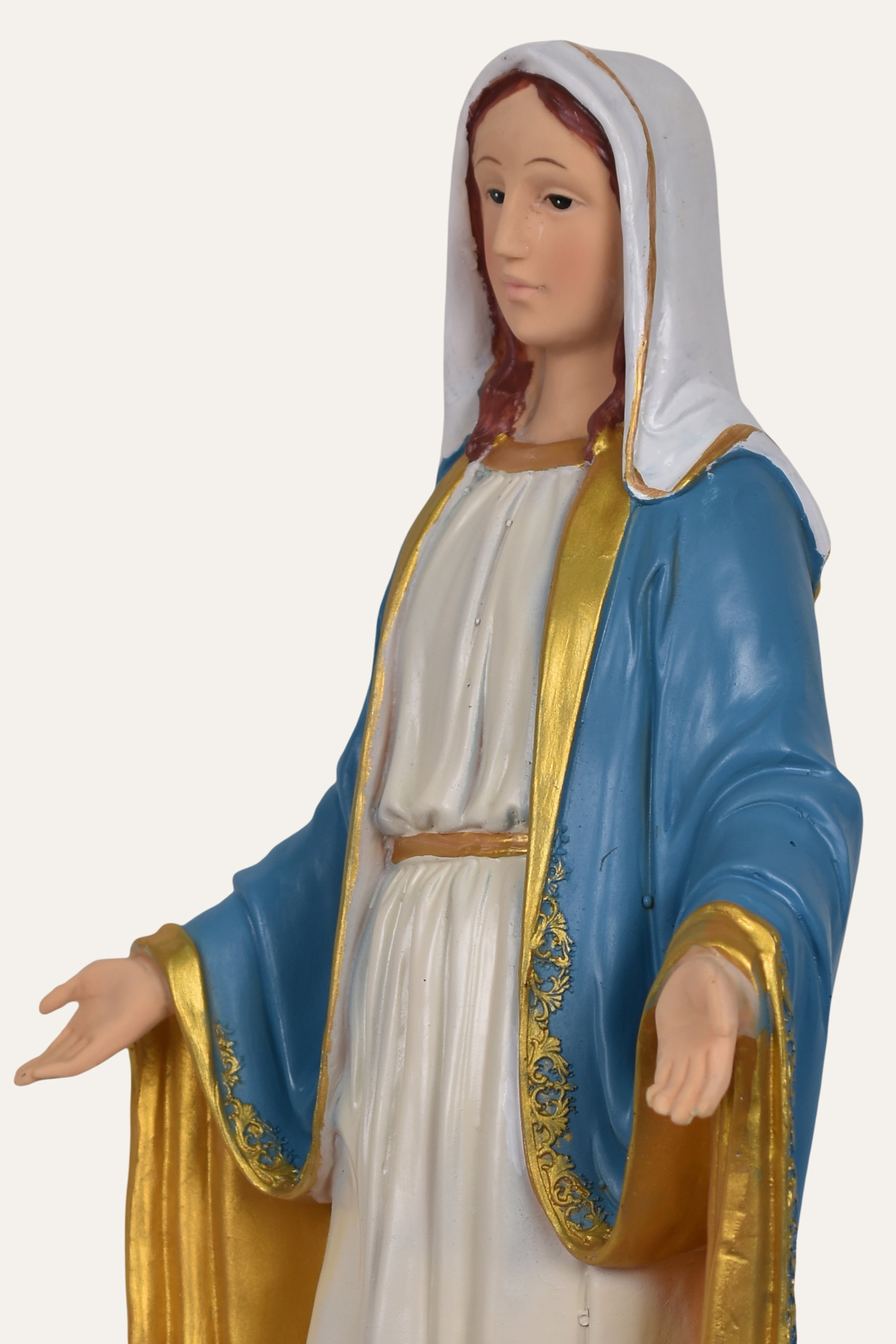 Religious Resin Virgin Mary Blessing Statue