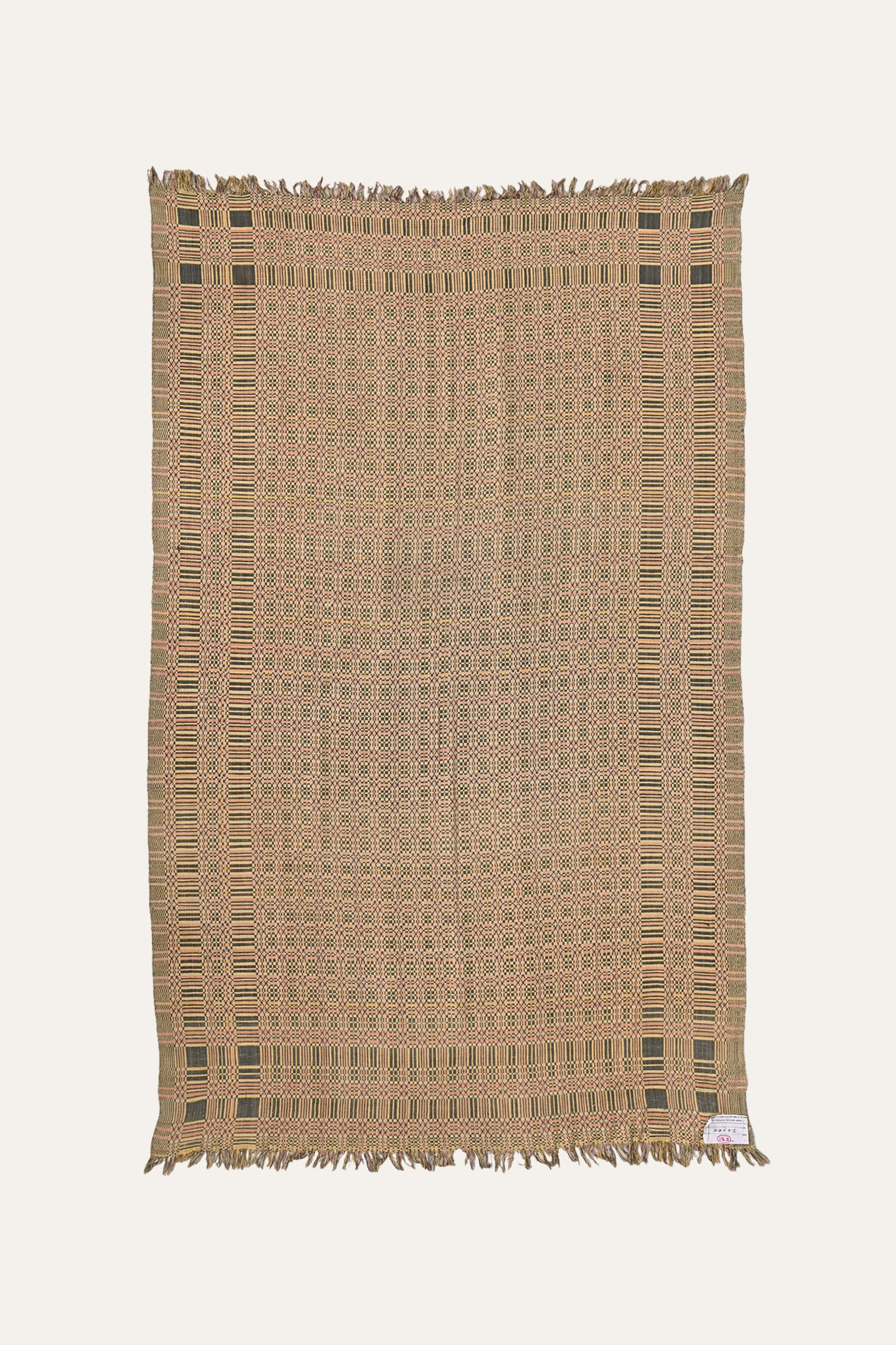 Geometric Pattern Reversible Indian Khes Wall Tapestry
