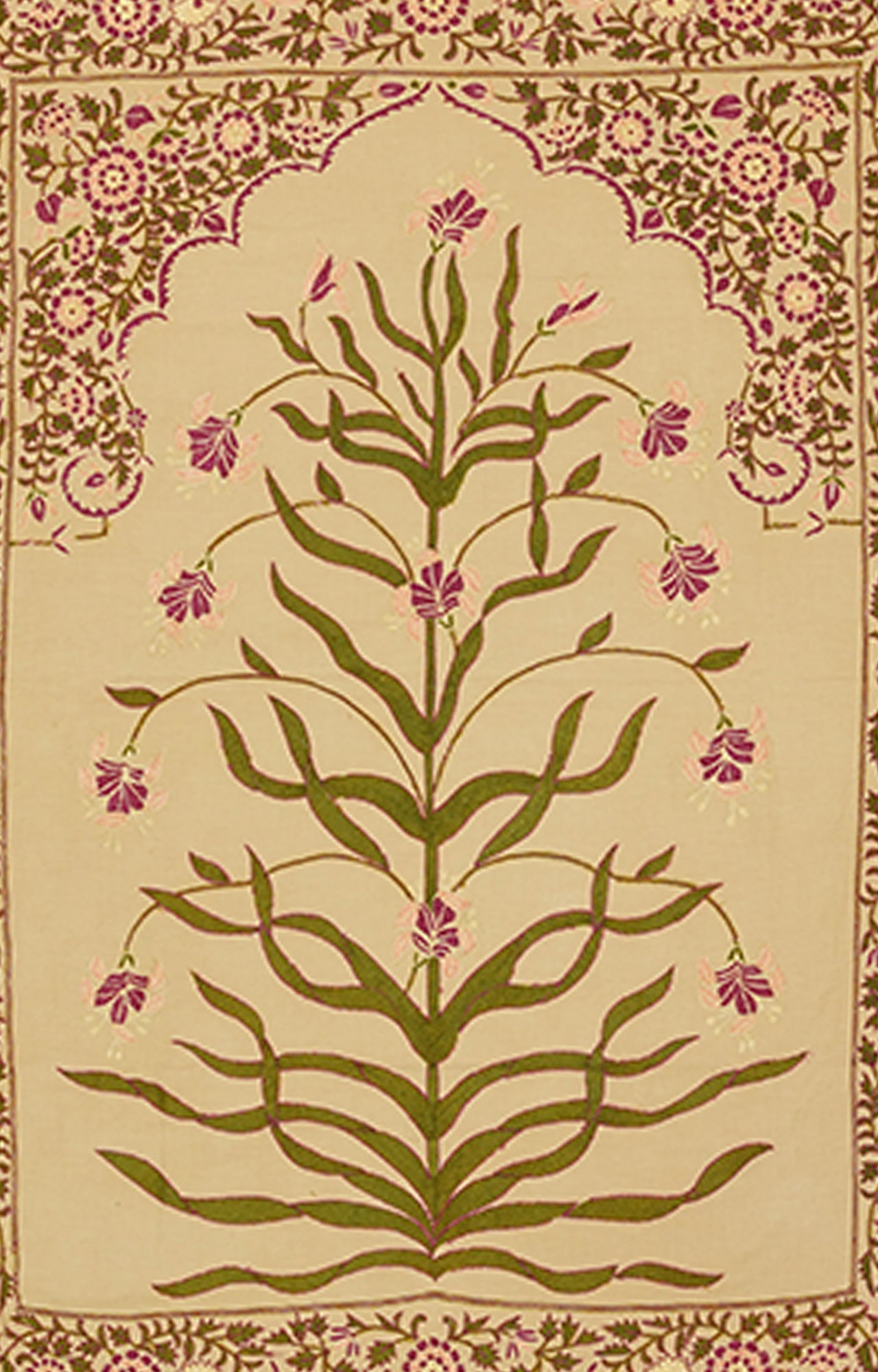 Tranquil Hand-Embroidered Pichwai