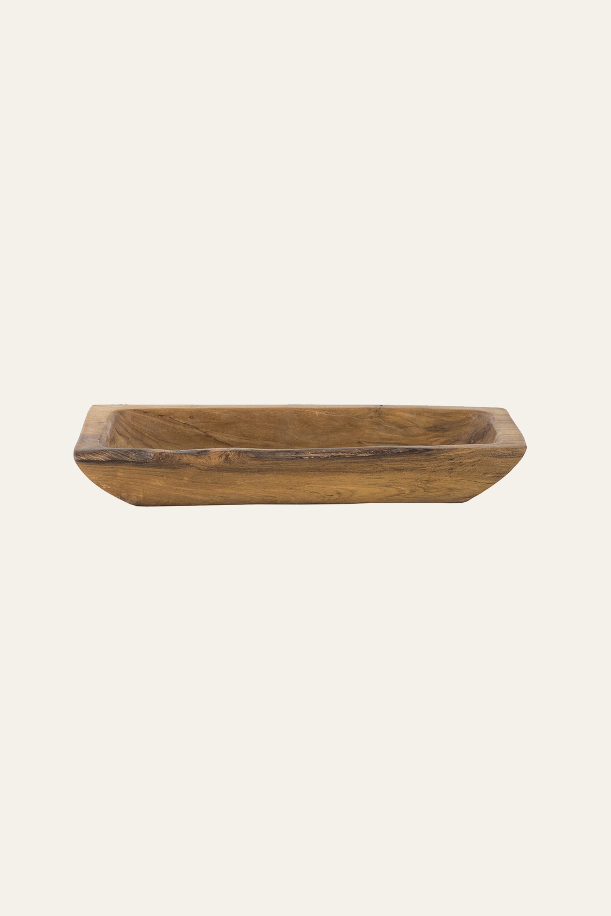 Brown Wooden Serving Tray for Dinner Tables